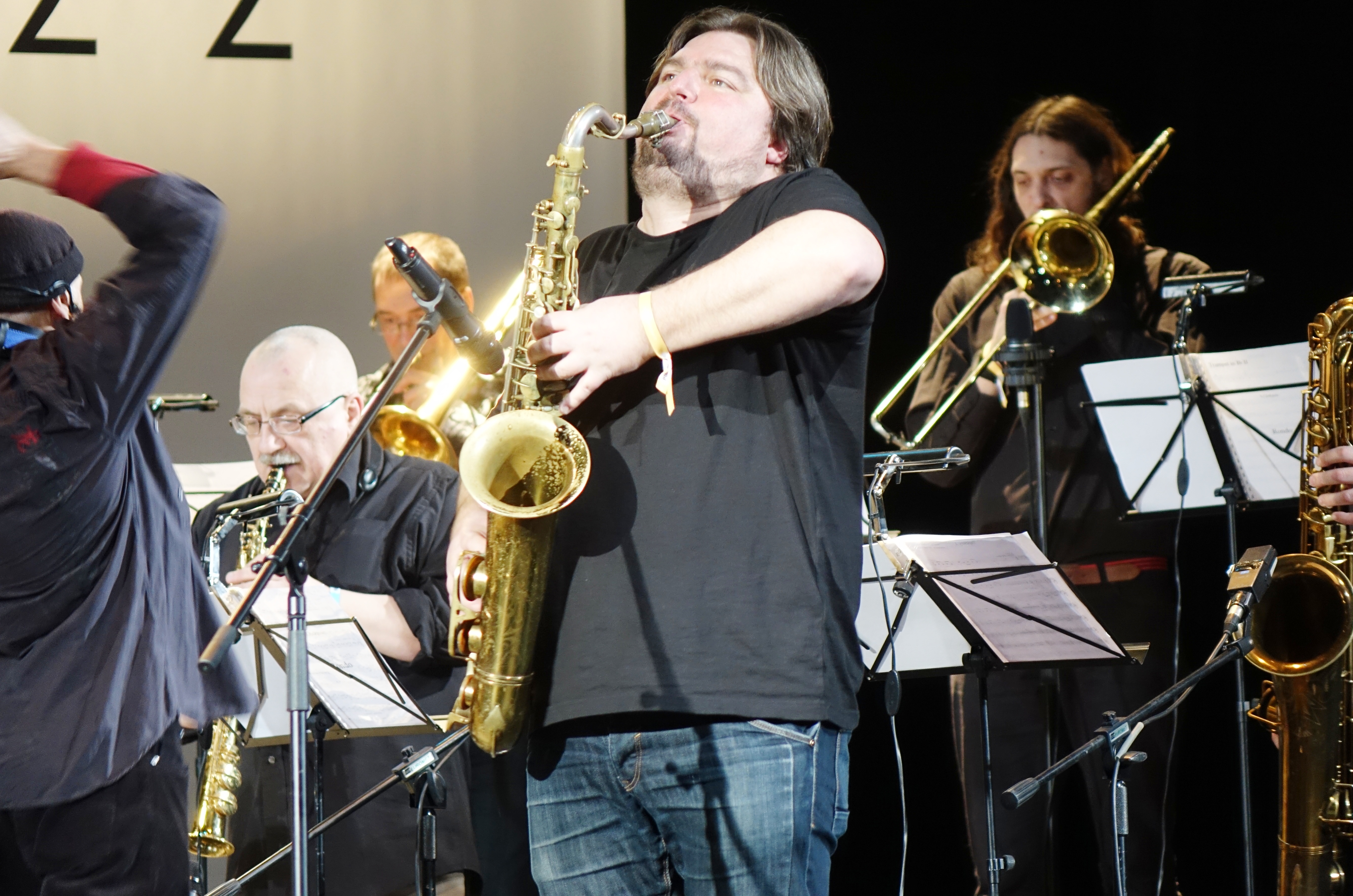 Liudas Mockunas at the Vilnius Mama Jazz Festival in November 2017