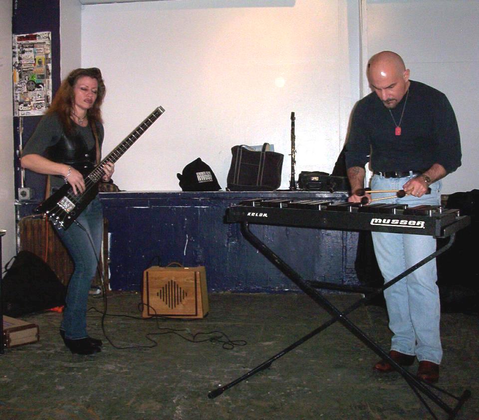 Laurie Towers (Bass) and John Pietaro (Xylophone)