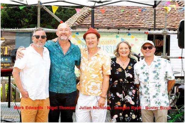 Julian Nicholas and Imogen Ryall Band — jazz photo by Brian O'Connor | All About Jazz