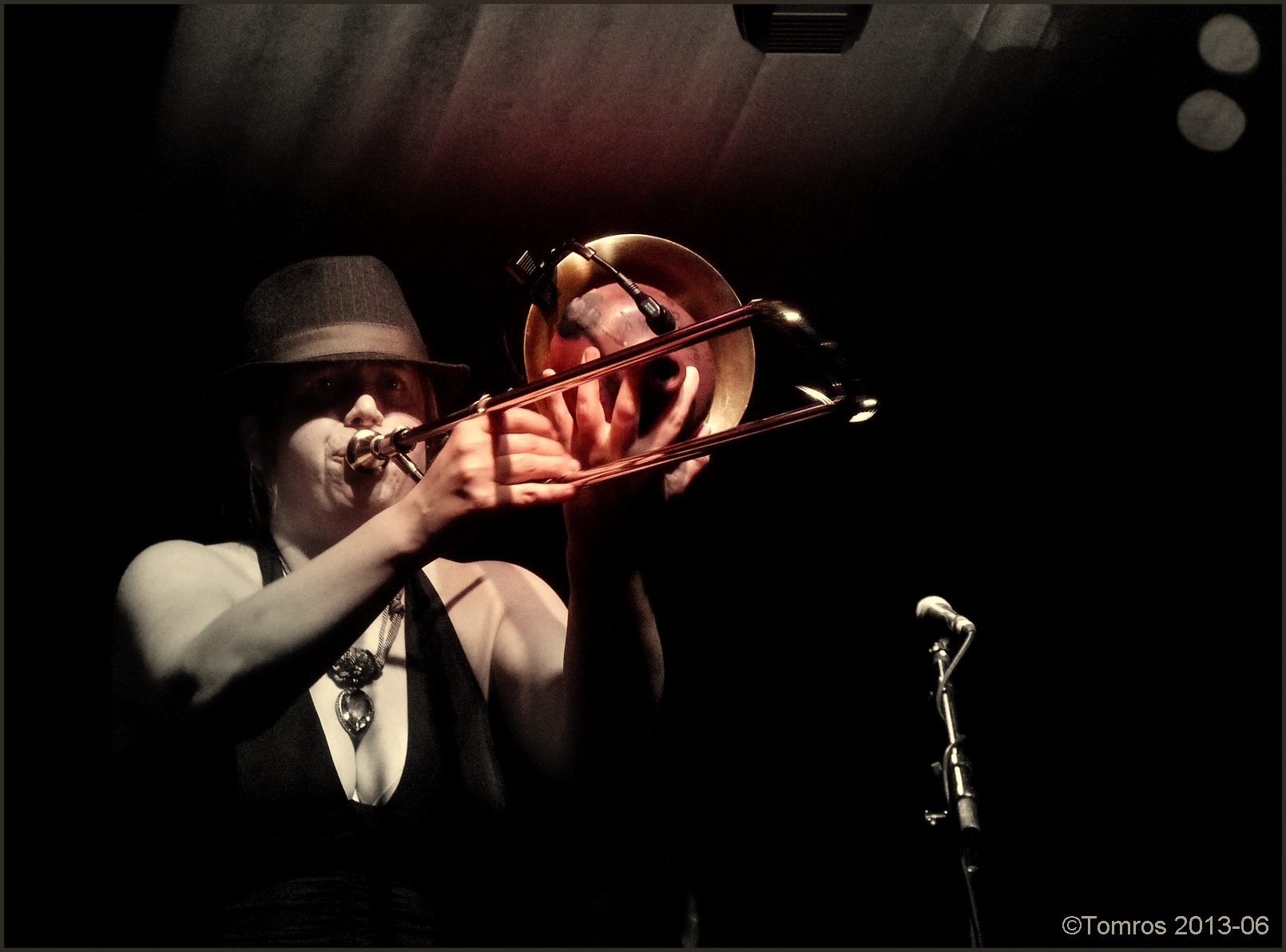 Sarah morrow with dr. john at toronto jazz festival, june 2013