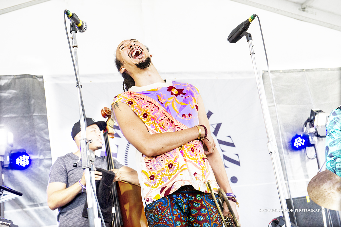 Theo Croker at the 2017 Newport Jazz Festival