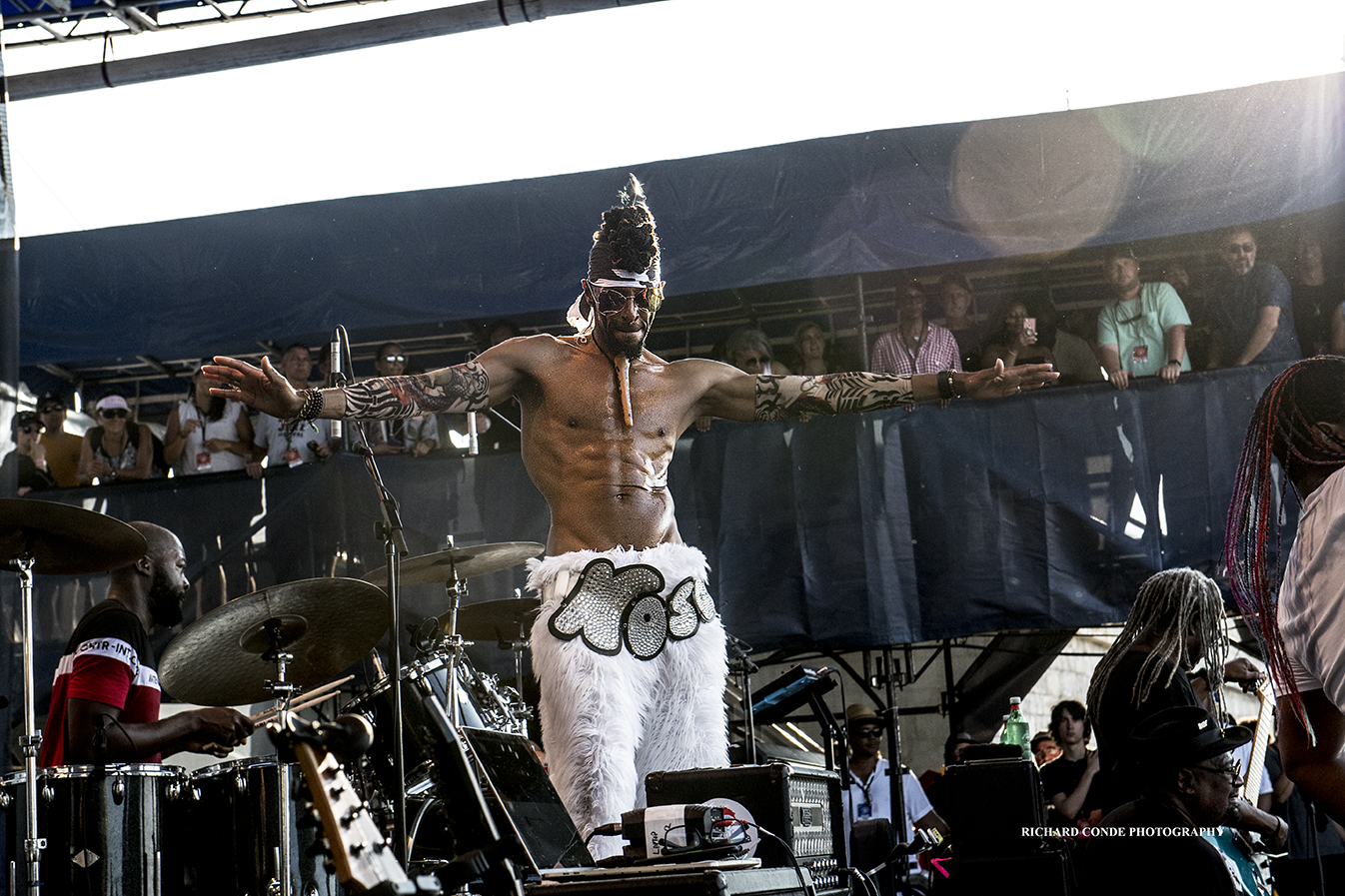 George Clinton and Parliament Funkadelic at the 2018 Newport Jazz Festival 