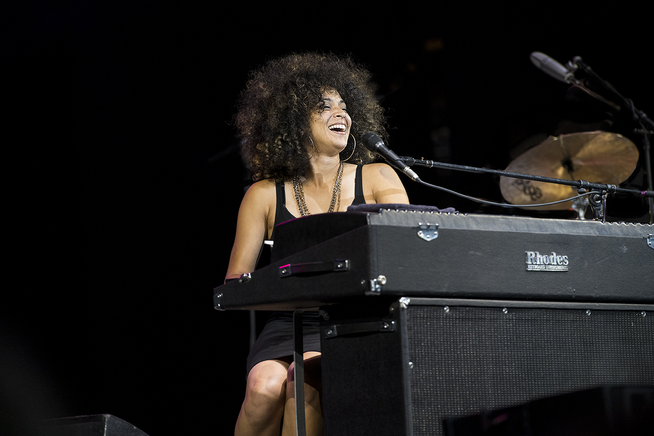 Kandice Springs at the 2019 Saratoga Jazz Festival