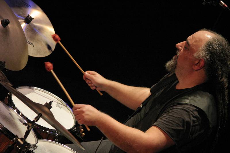 Michael Zerang at the Amr Jazz Festival, Alhambra, Geneva, Switzerland, 2005