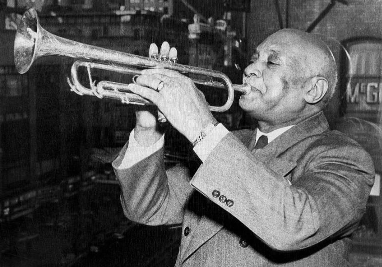 W.C. Handy on Trumpet — jazz photo by Arthur R George | All About Jazz