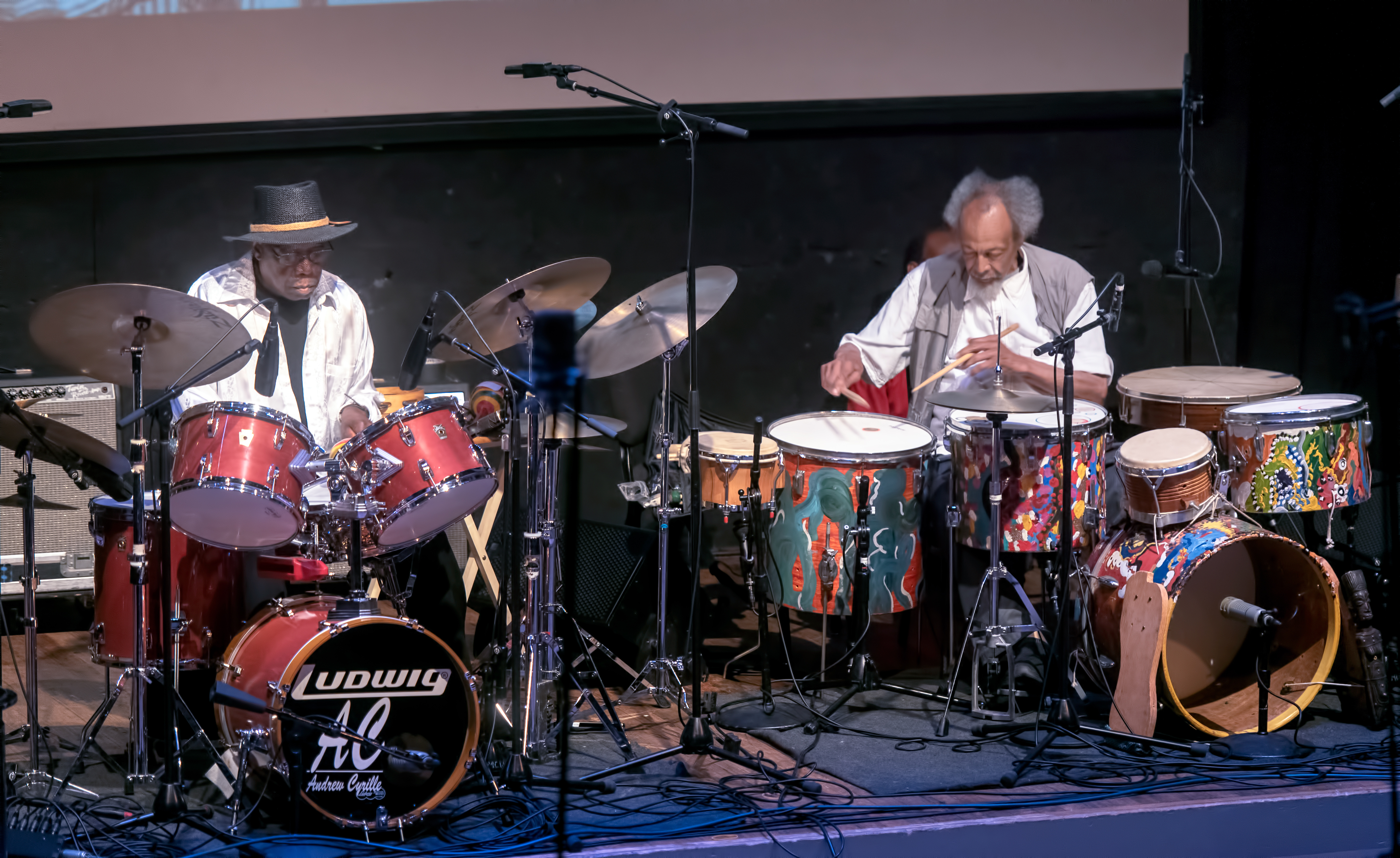 Andrew Cyrille and Milford Graves At the Vision Festival 2019