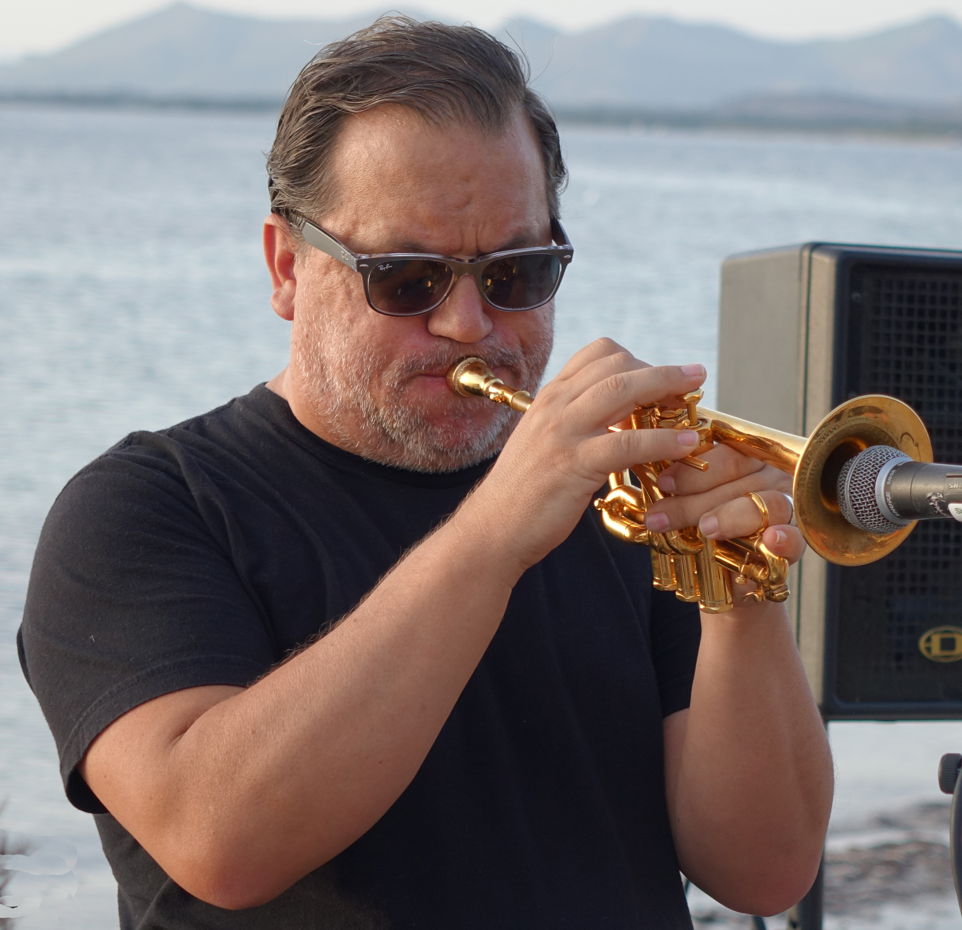 Rob Mazurek in Sant' Anna Arresi Sardinia 2018