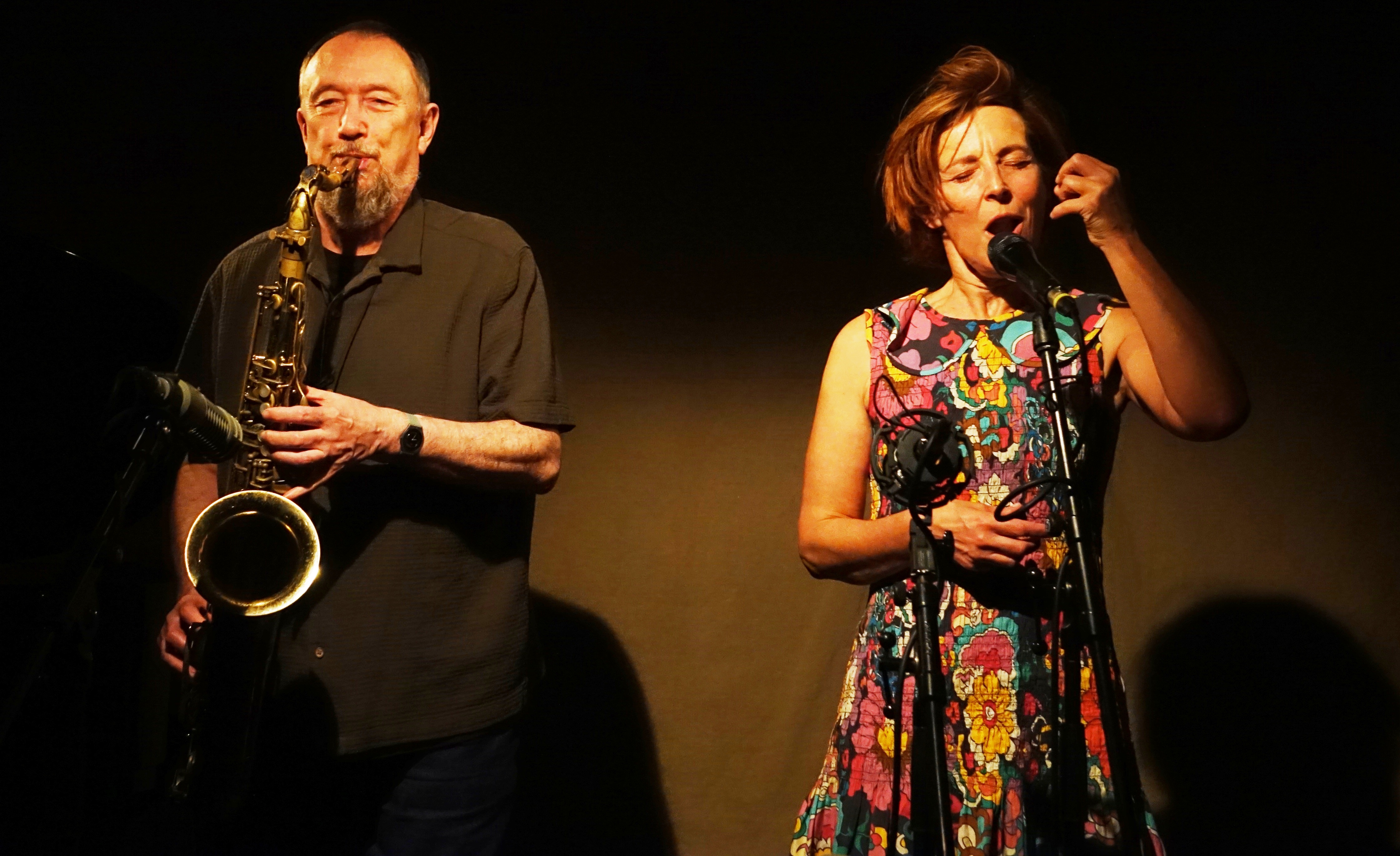 John Butcher and Isabelle Duthoit at Cafe Oto on 26 October 2024