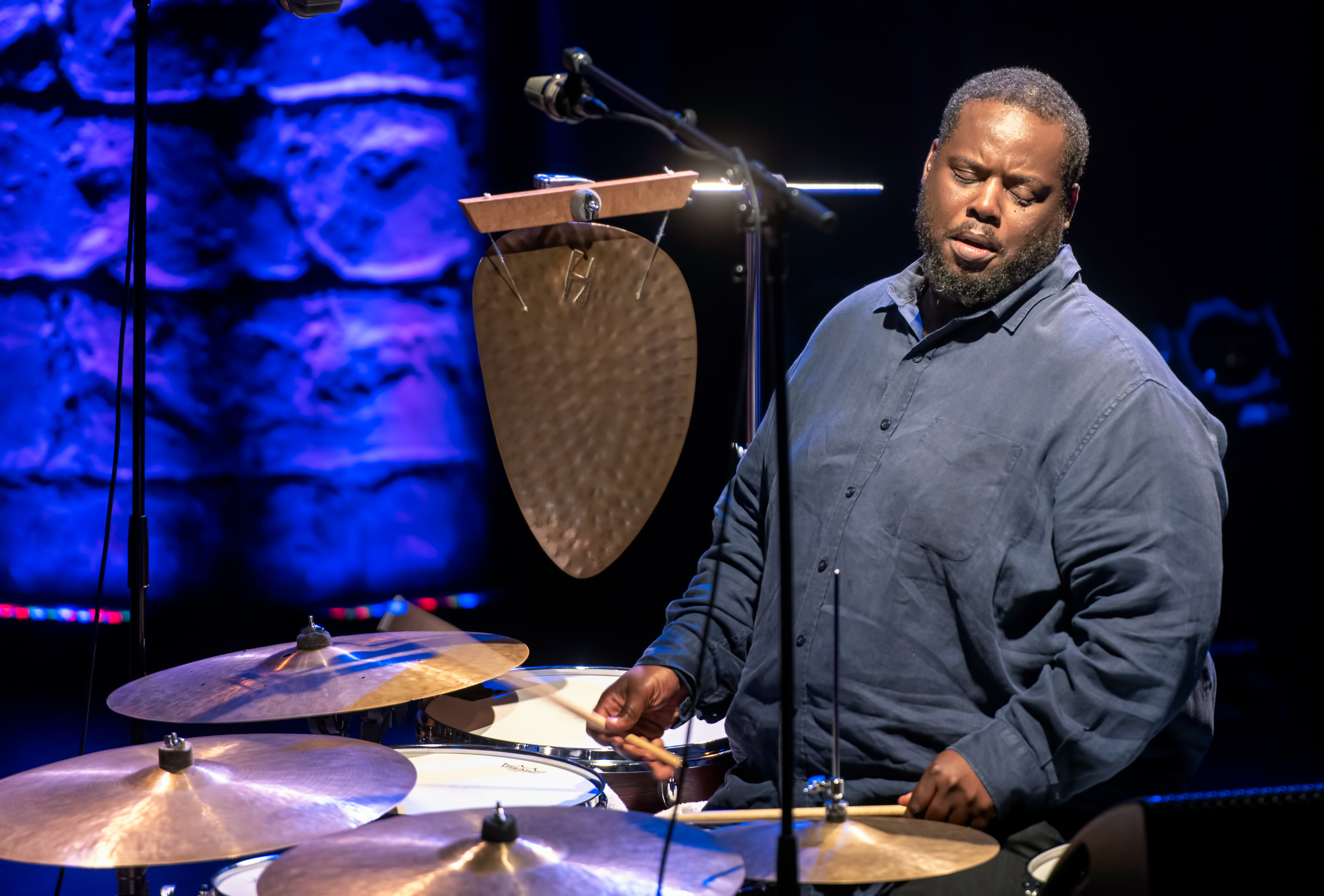 Johnathan Blake With The Dr. Lonnie Smith Trio At The Montreal International Jazz Festival 2018