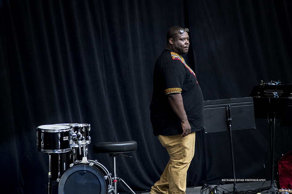 Jonathan Blake at the 2017 Charlie Parker Jazz Festival