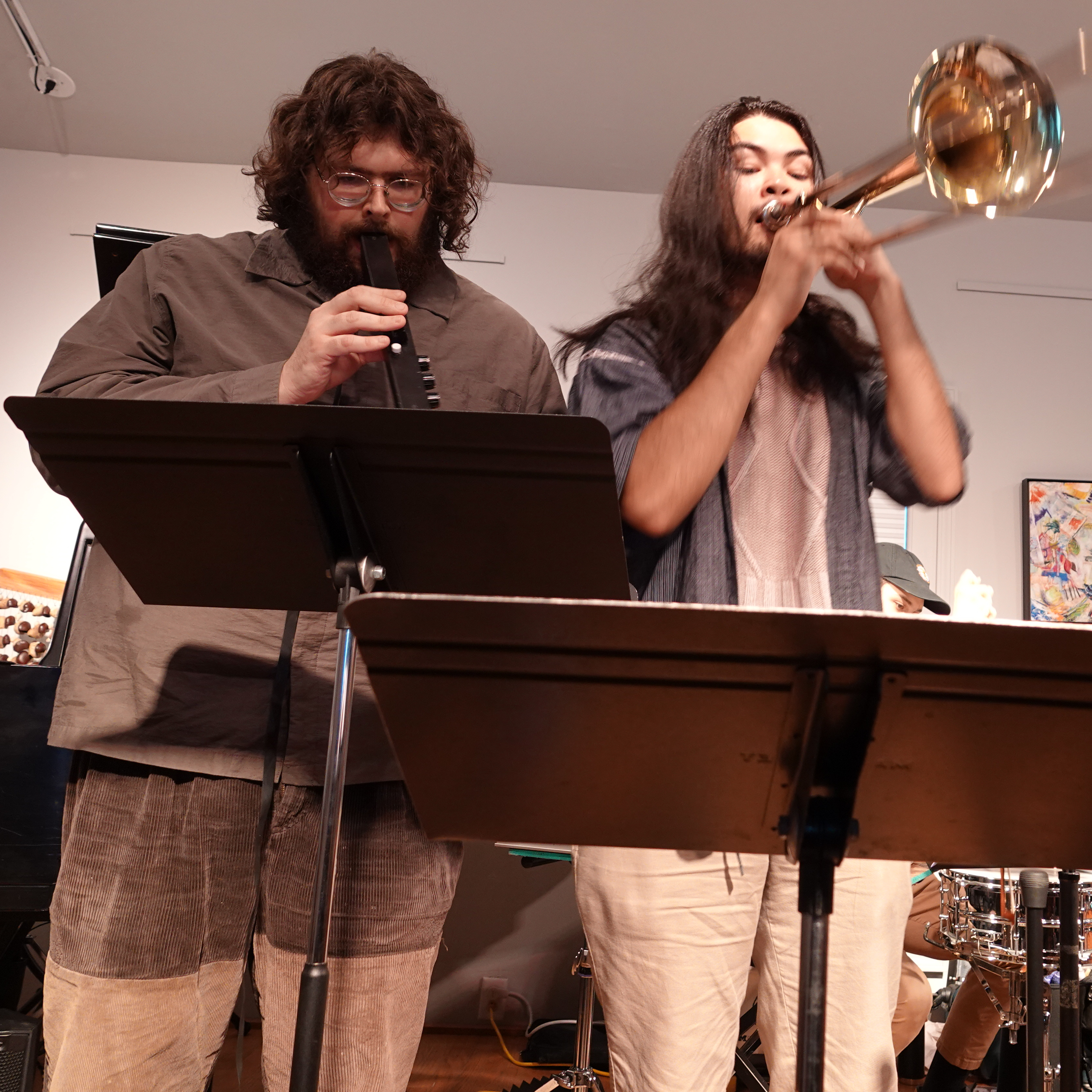Ben Green and Stephen Paul at Edgefest 2026 — jazz photo by Frank Rubolino | All About Jazz
