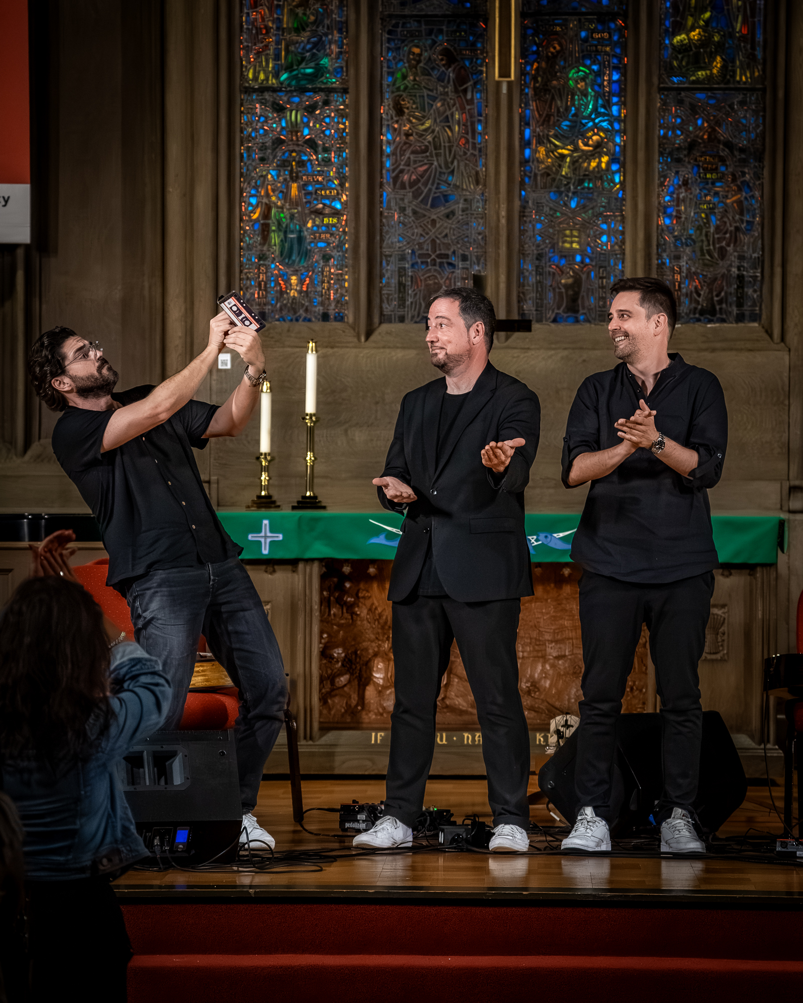 Joscho Stephen Trio at Chicago Temple — jazz photo by Sandra Kozintseva | All About Jazz