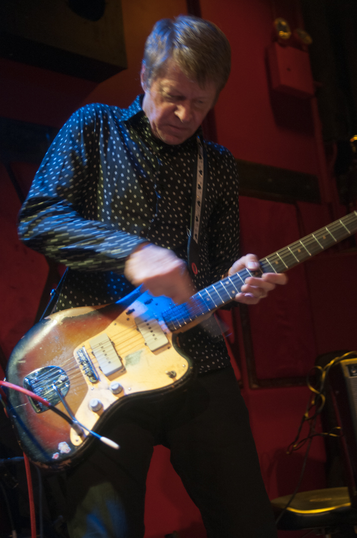 Nels Cline with Thurston Moore at the Alternative Guitar Summit