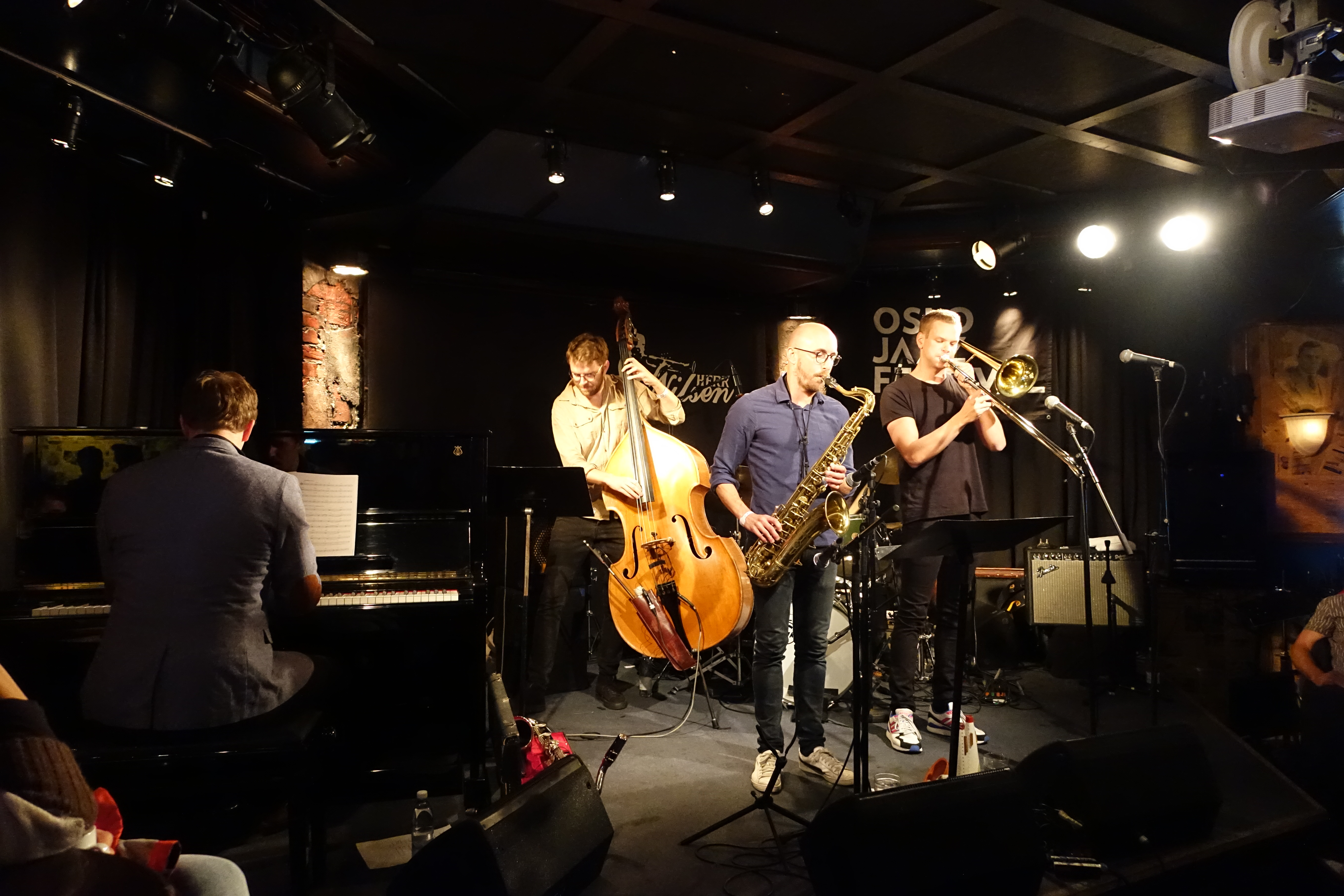 Kristoffer Kompen Quintet at Herr Nilsen, Oslo in August 2018