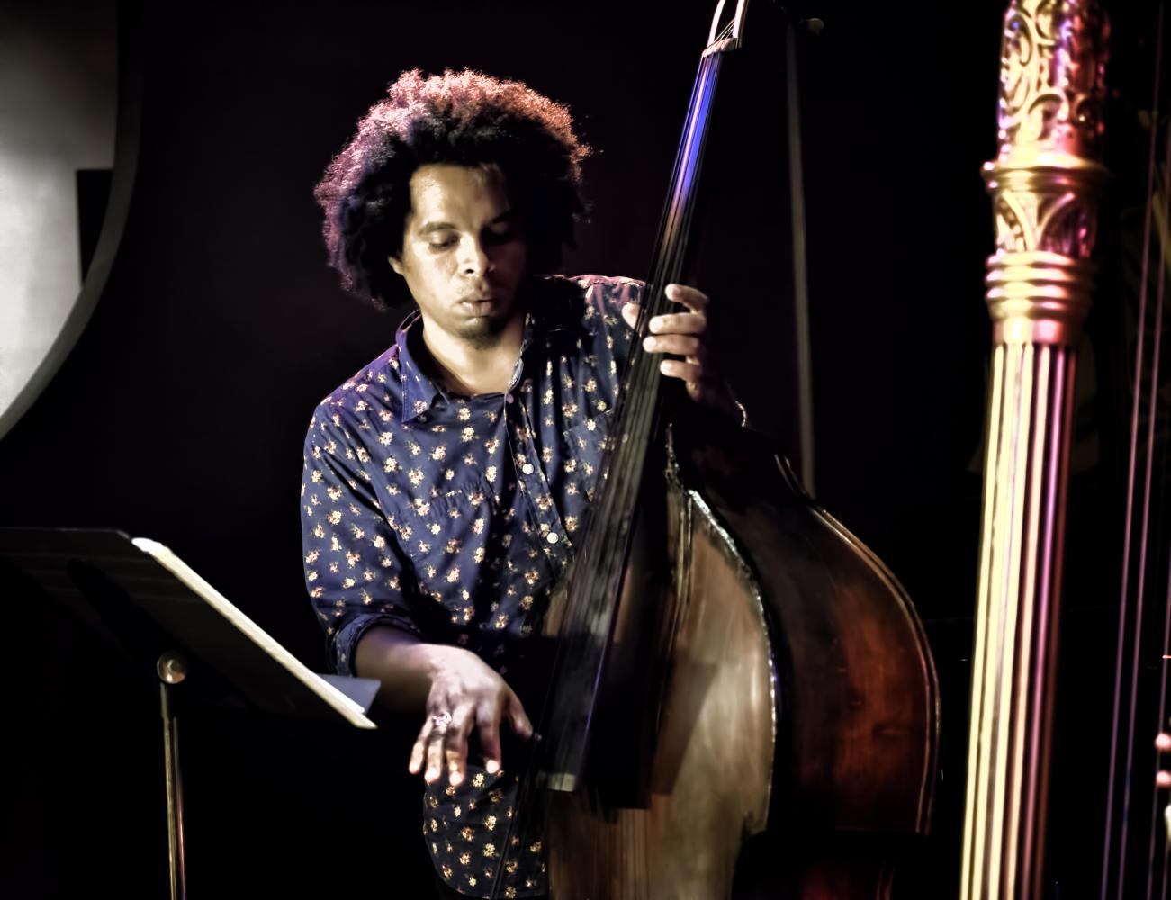 Rashaan Carter with Brandee Younger at Minton's in Harlem