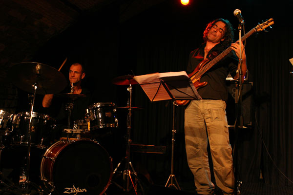 Thierry Hochstatter and Pascal Alba with "Pascal Alba Group" at les Caves Du Bon Sejour, Versoix, Geneva, Switzerland,2005