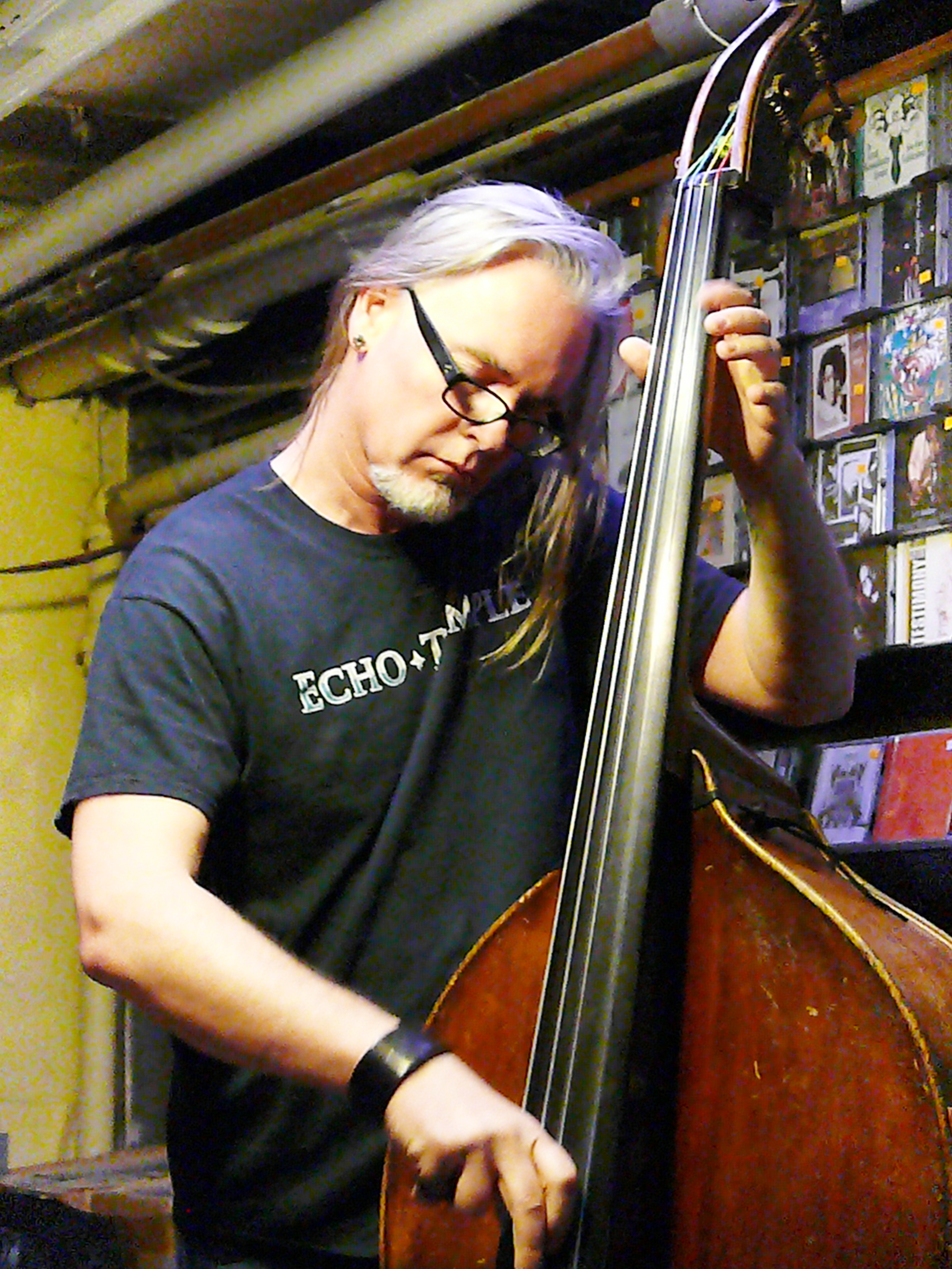 Thomas Helton at Downtown Music Gallery, NYC in October 2016