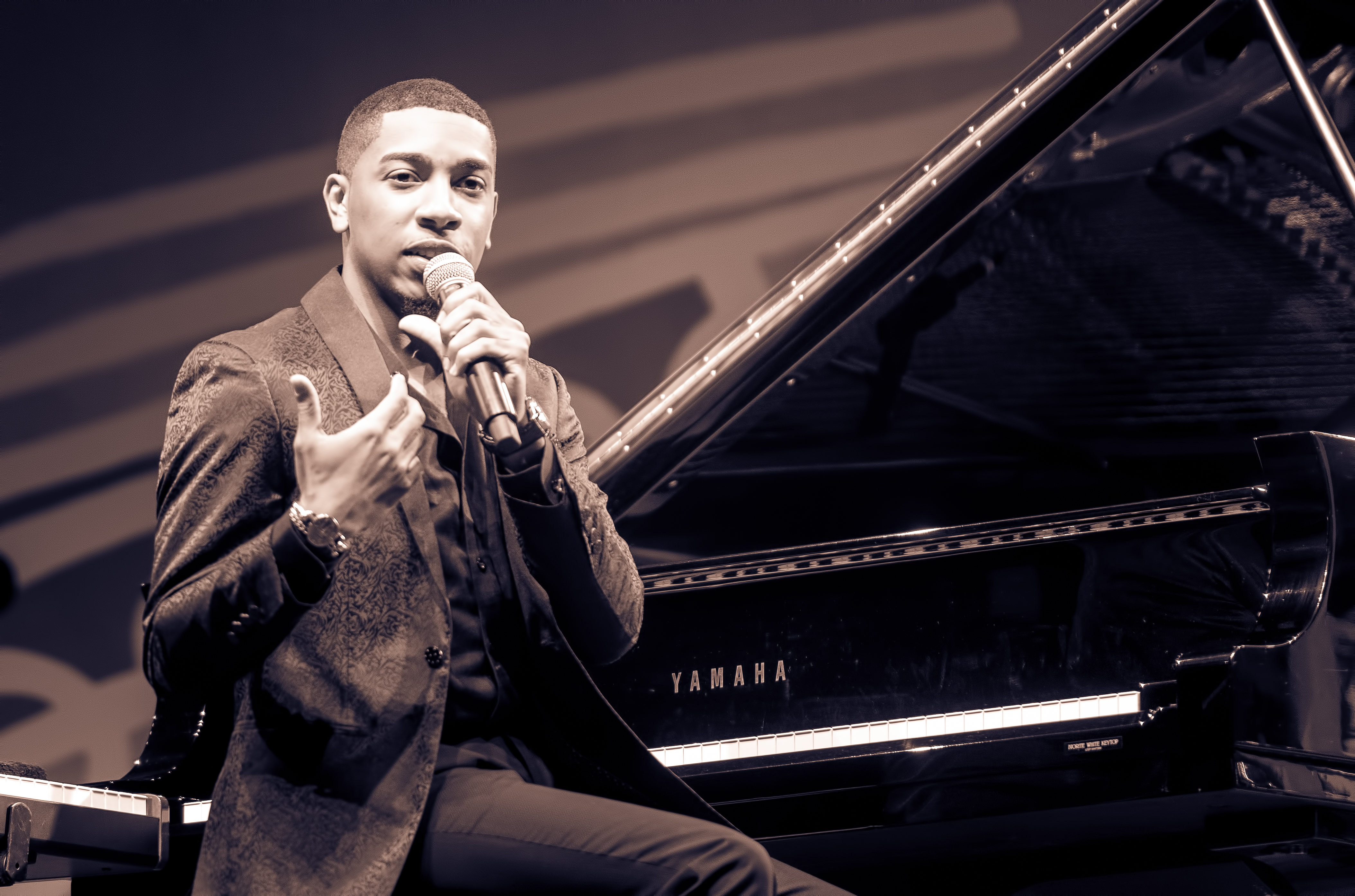 Christian Sands with MJF on Tour 60th Anniversary Edition at the Monterey Jazz Festival 2018