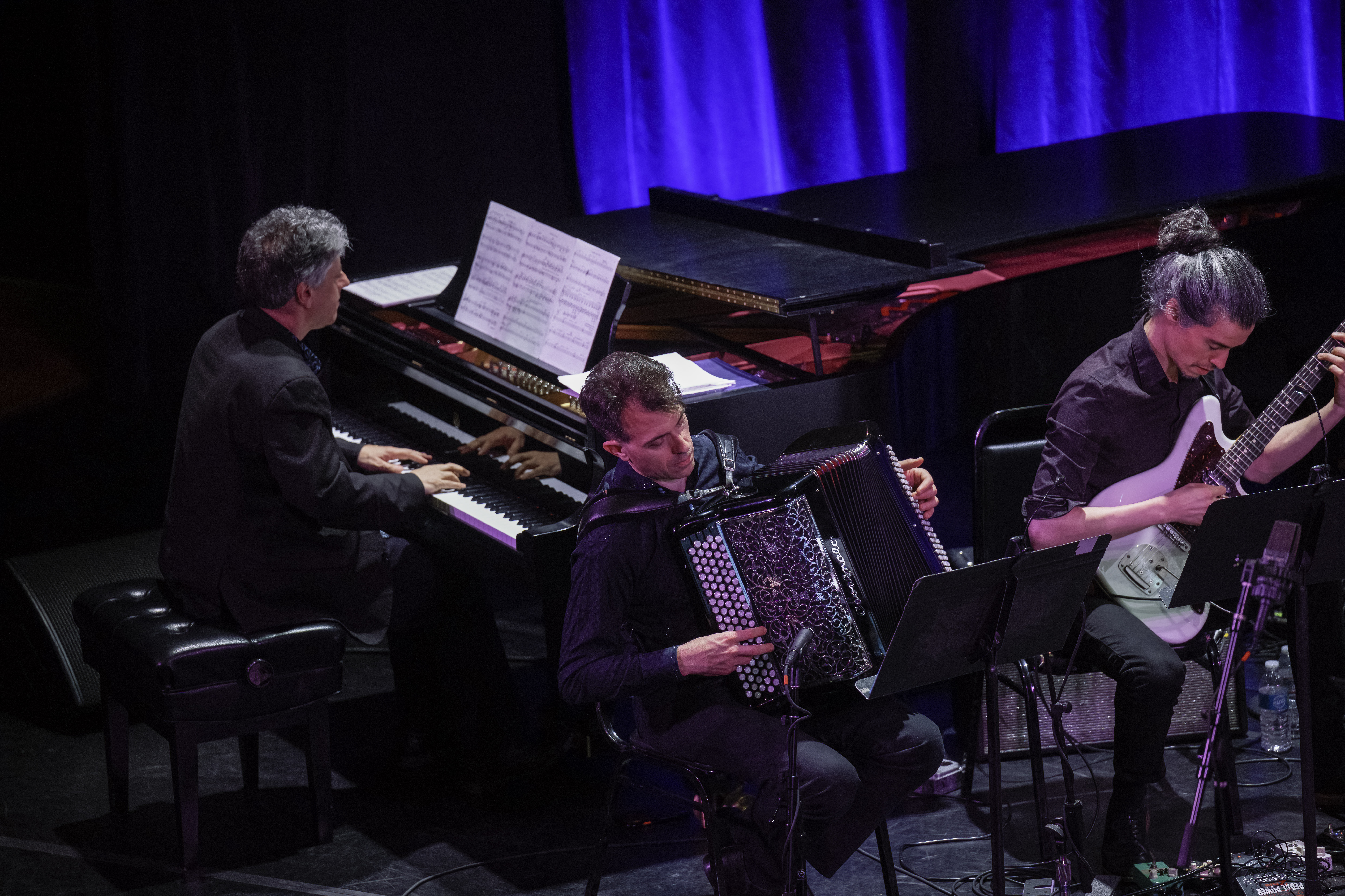 Gary Versace, Julien Labro and Jeff Miles with the Maria Schneider Orchestra At Town HallMaria Schneider Orchestra At Town Hall