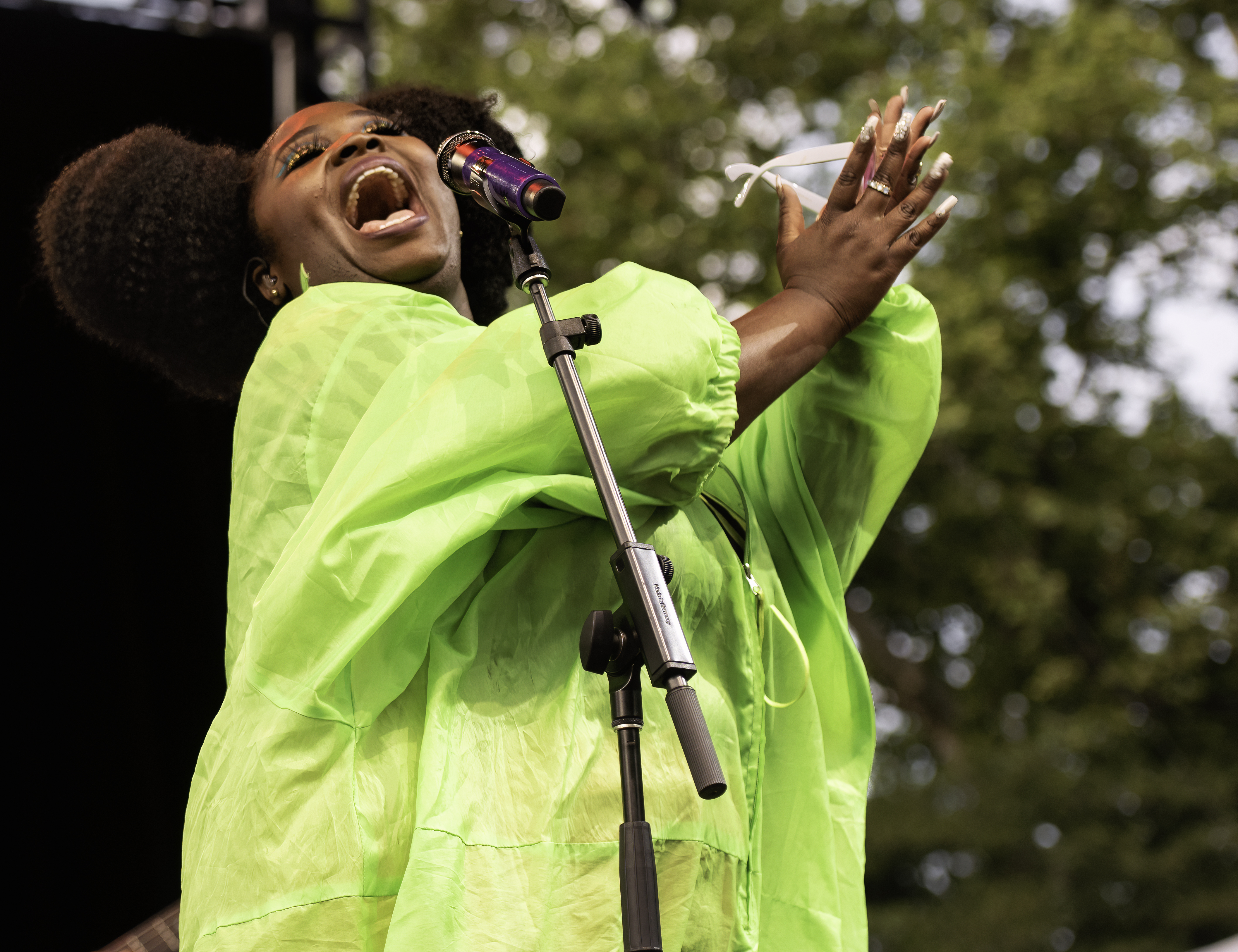 Tarriona "Tank" Ball and the Bangas at Trombone Shorty’s Voodoo Threauxdown at SummerStage