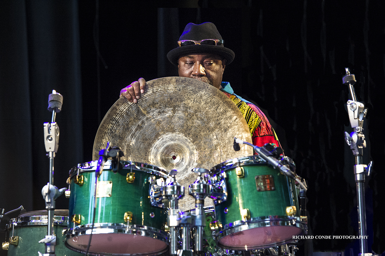 Lenny White at the 2018 Charlie Parker Jazz Festival