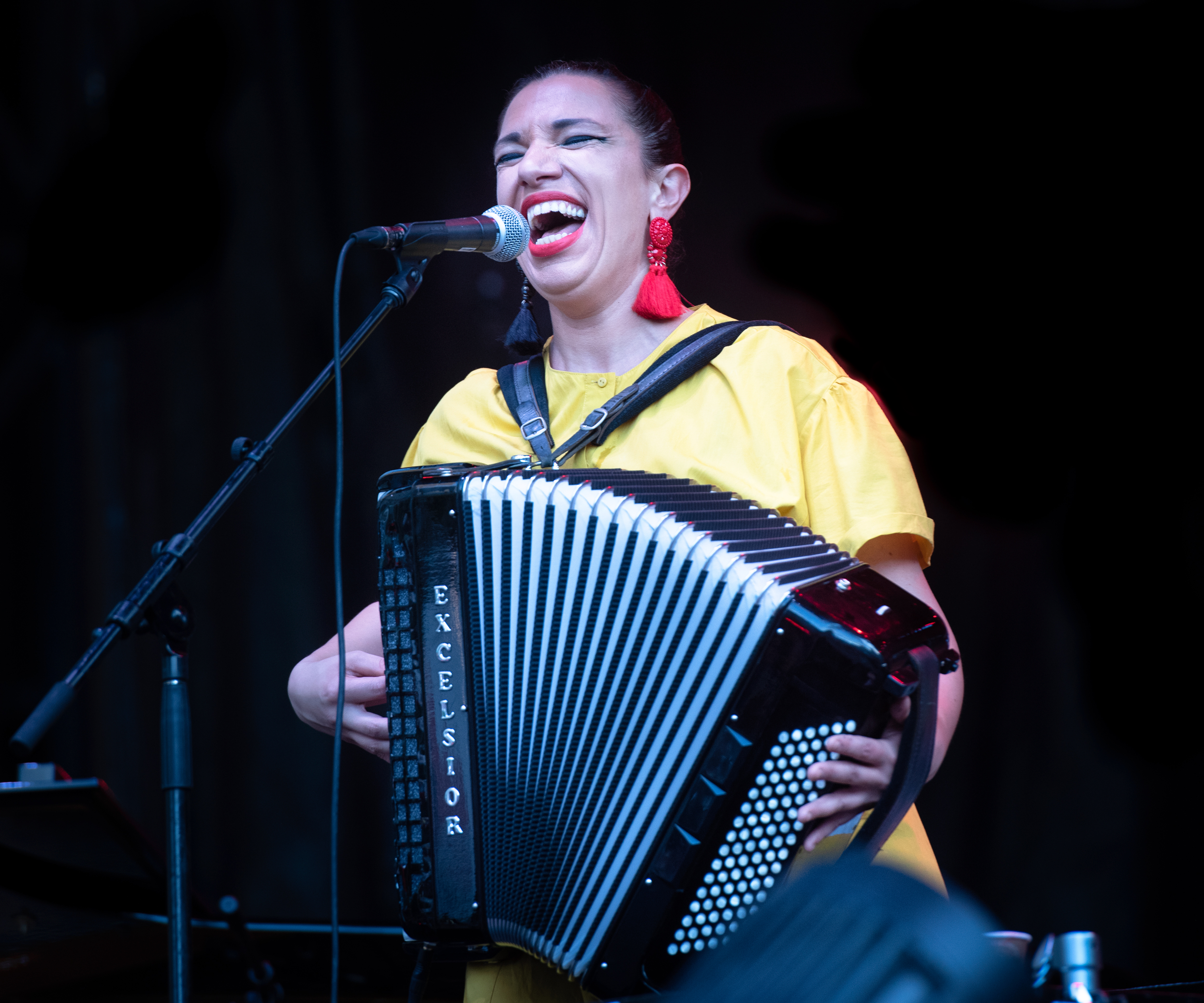 Magda Giannikou With Banda Magda At The Montreal International Jazz Festival 2018