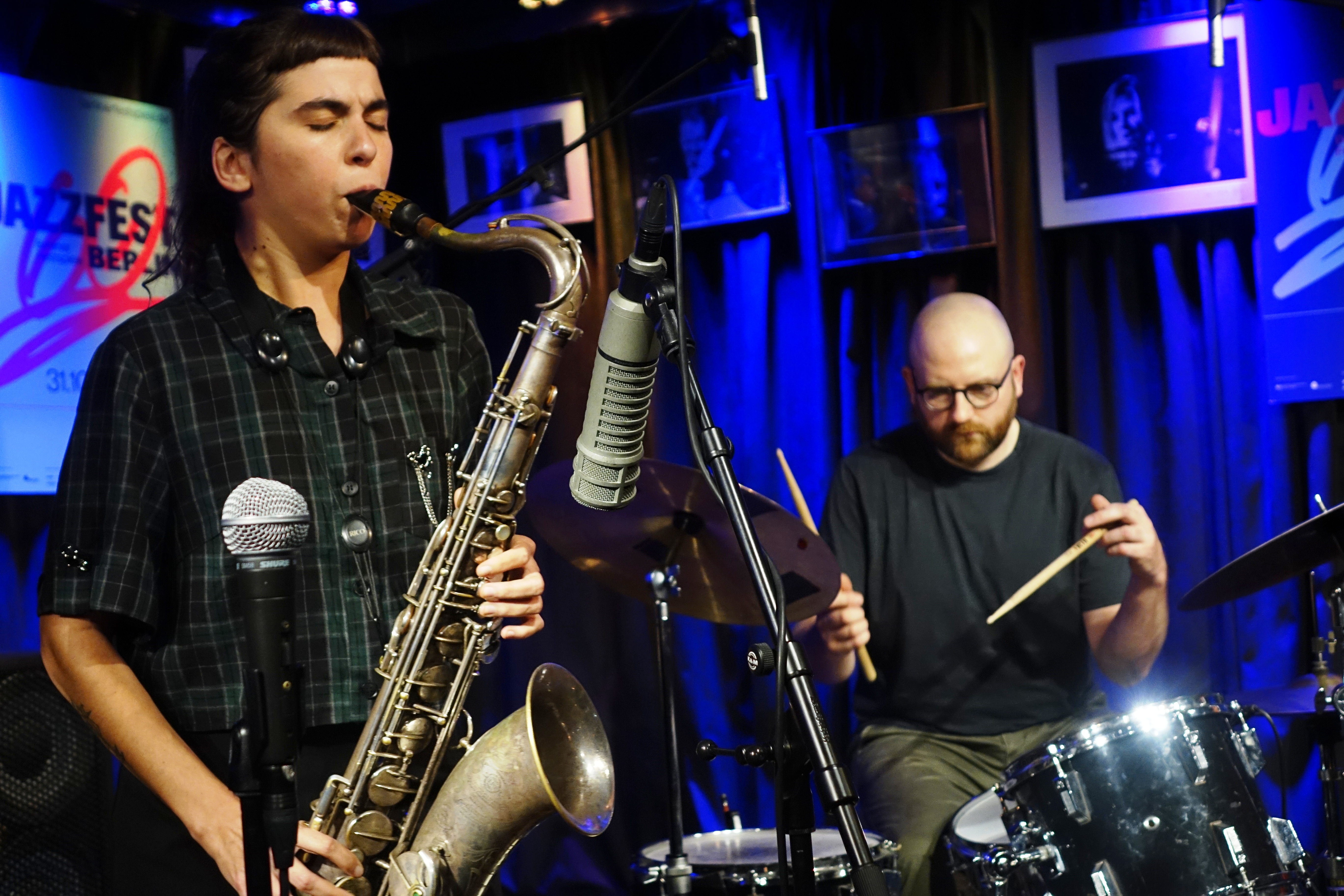 Camila Nebbia and Andrew Lisle at Jazzfest Berlin on 1 November 2024