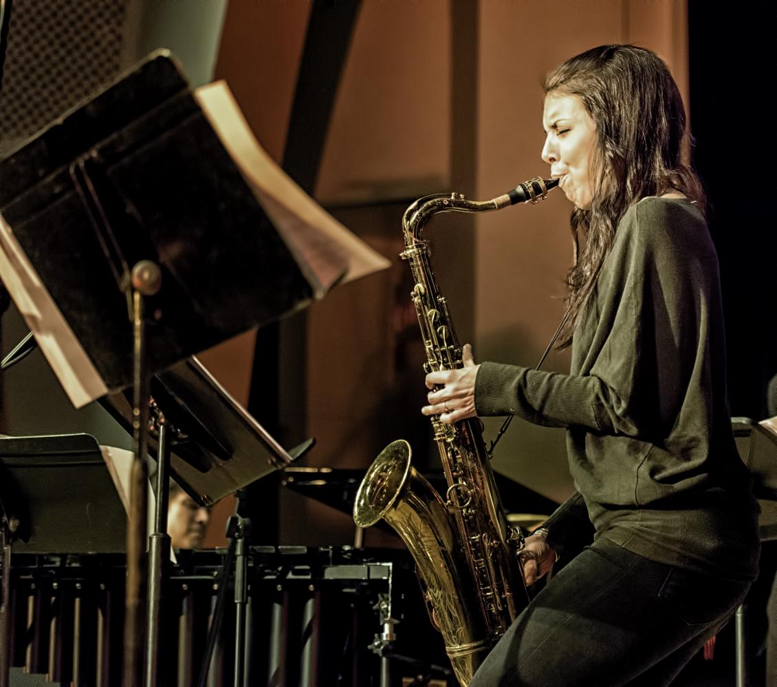 Melissa Aldana at The NYC Winter Jazzfest 2017