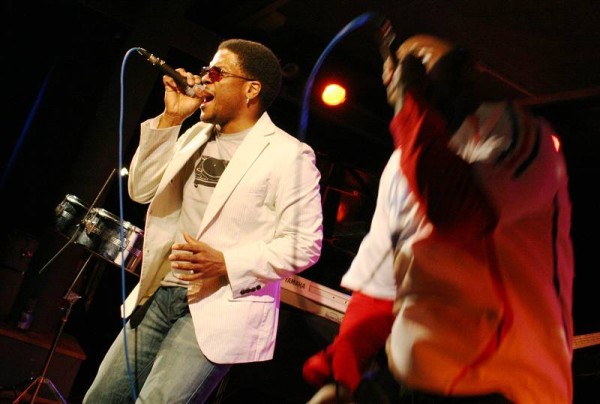 Freedom Bremner and Ahmed Best at "The Screaming Headless Torsos Jam Session" at the Sud Des Alpes, Amr, Geneve, Switzerland, MA