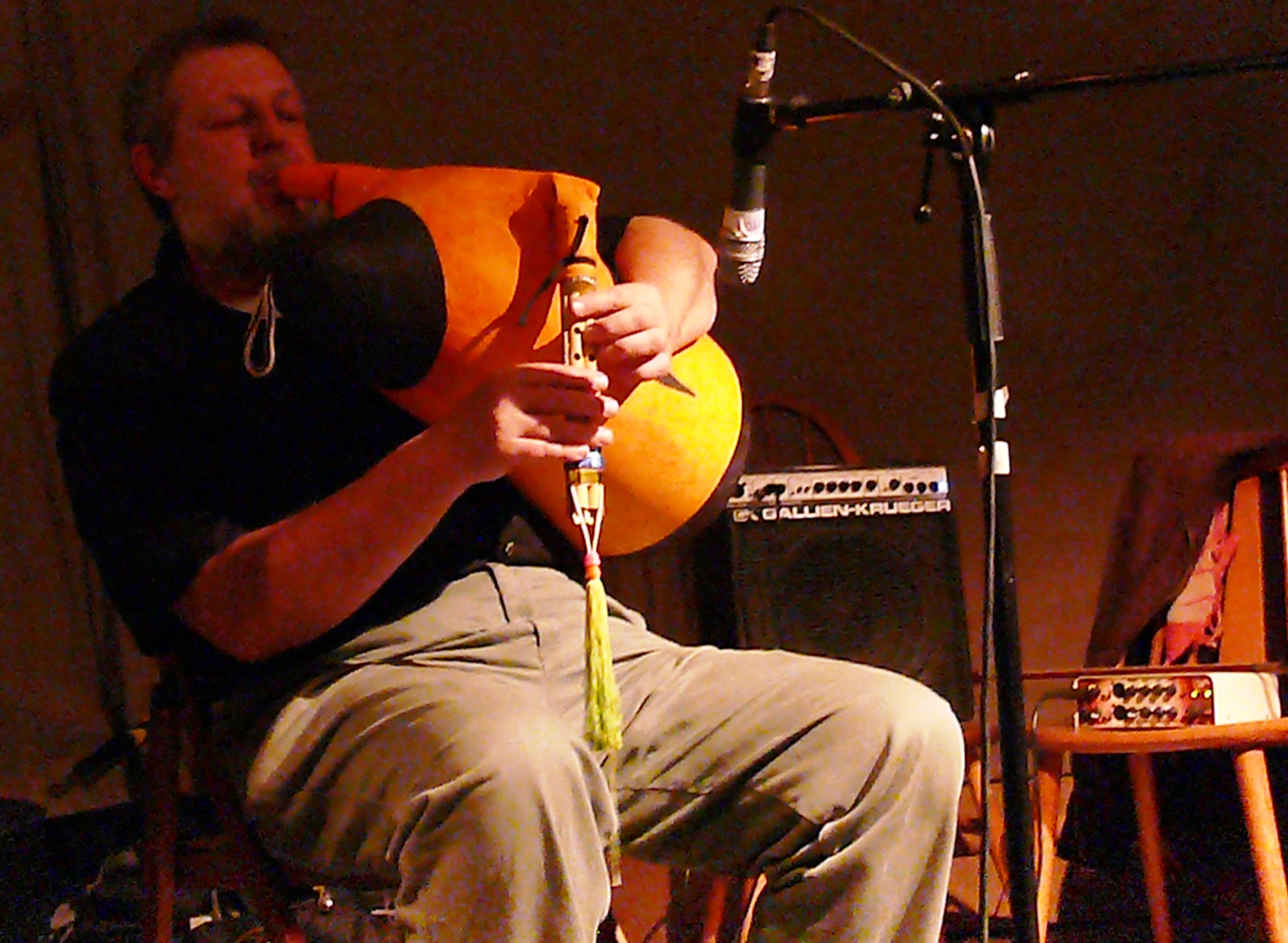 Paul Dunmall at Cafe Oto, London in October 2012