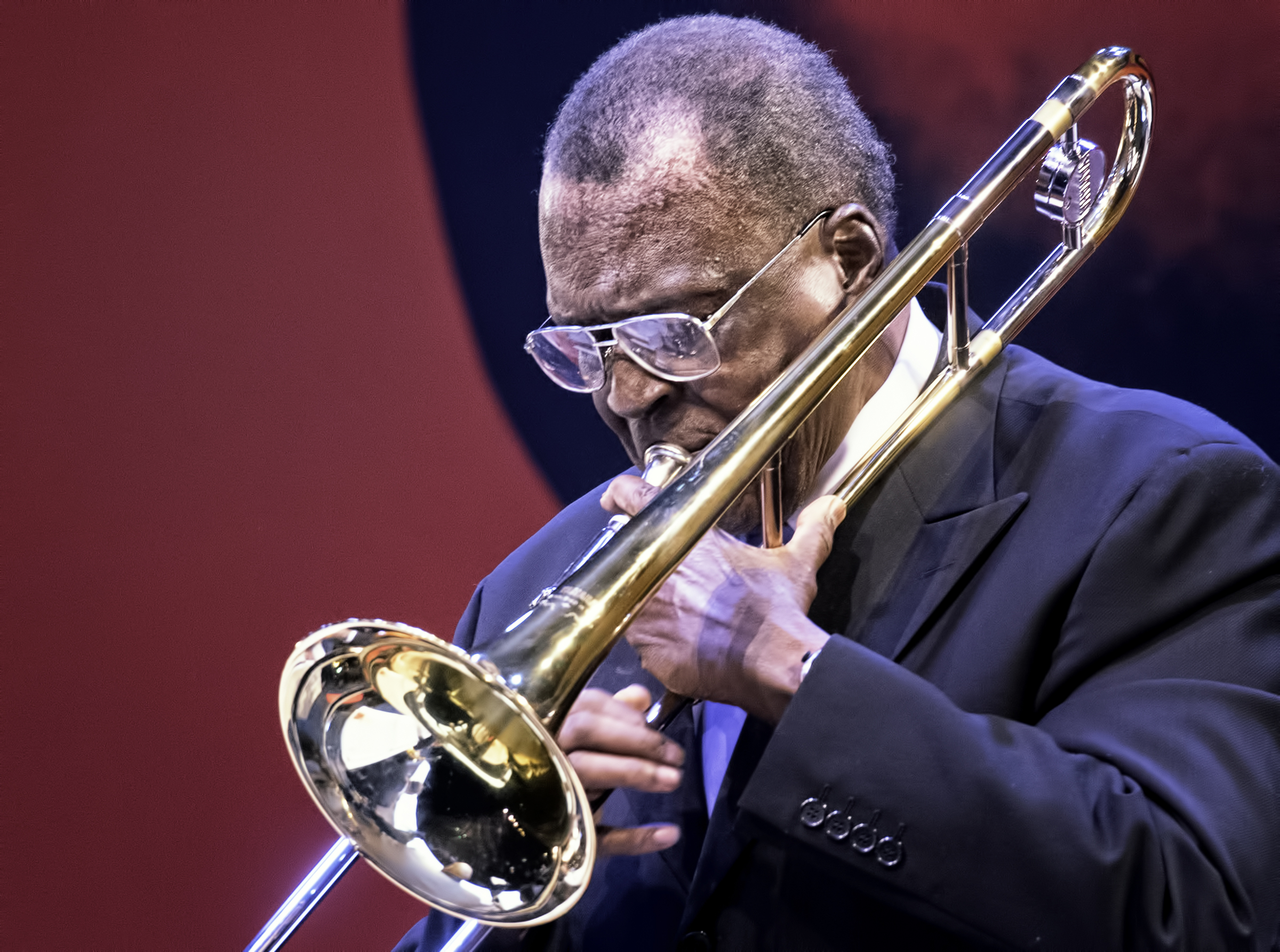 George Bohannon with the Clayton-Hamilton Jazz Orchestra at the Monterey Jazz Festival