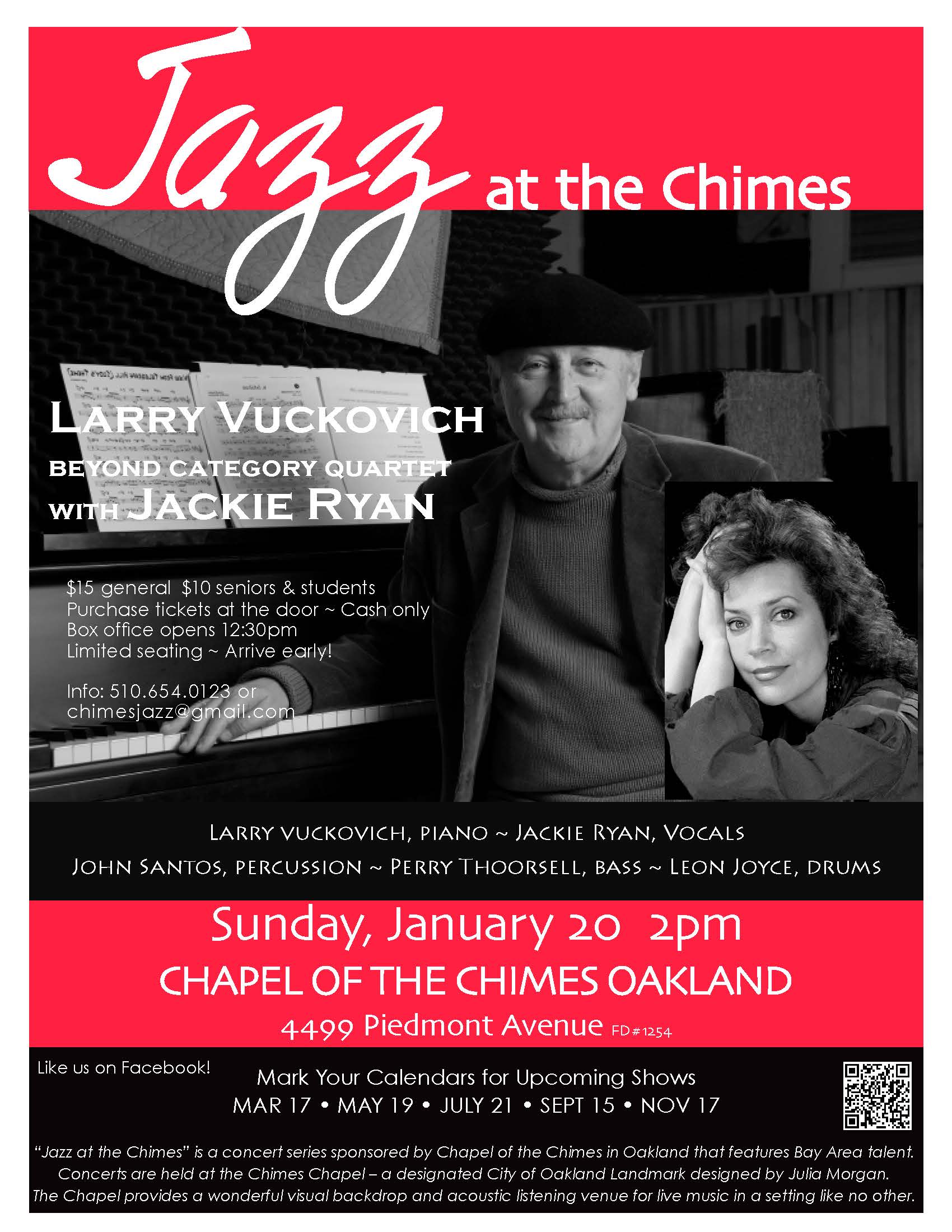 Larry Vuckovich & Jackie Ryan