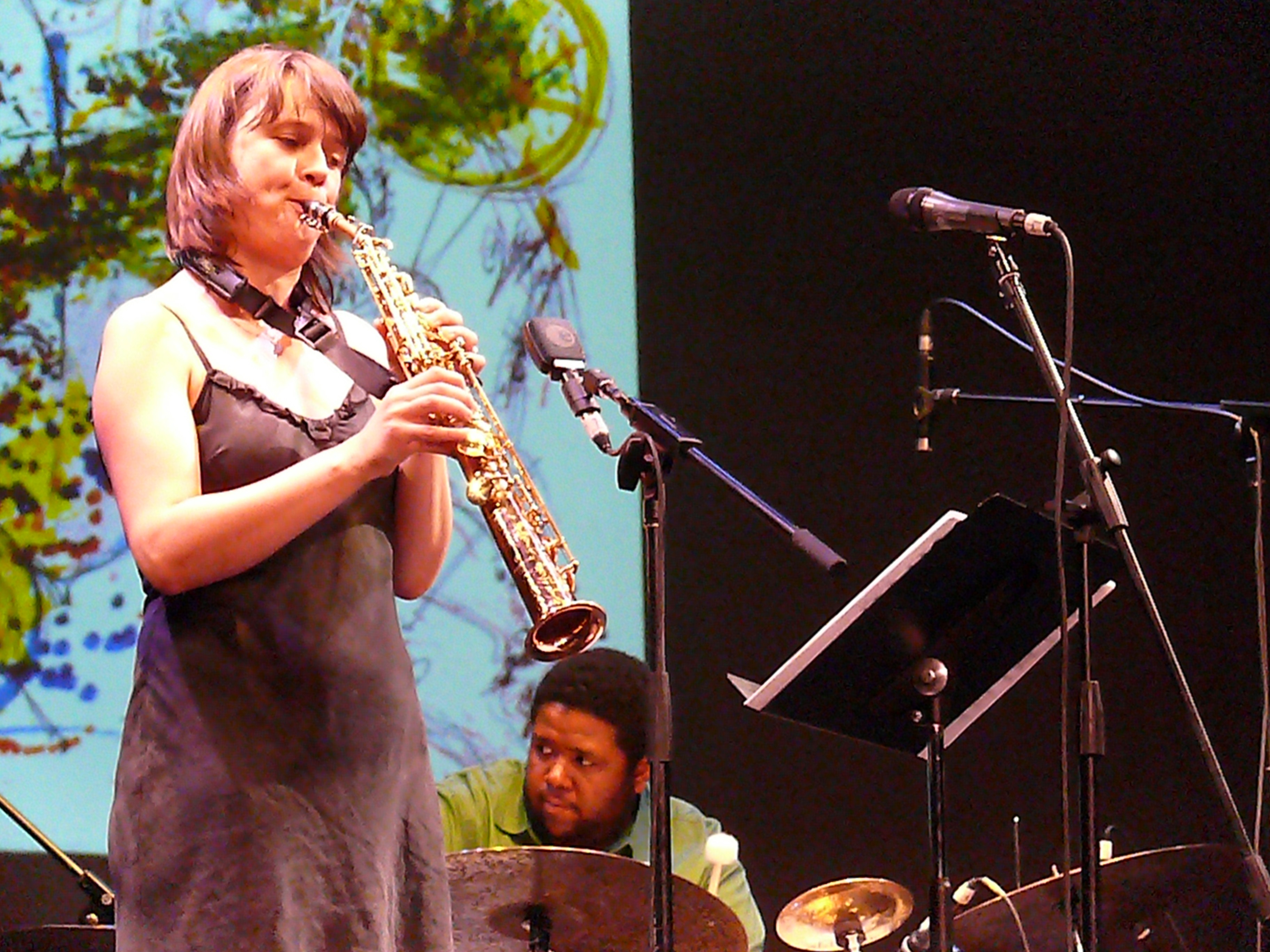 Ingrid Laubrock and Tyshawn Sorey at Vision Festival 2011