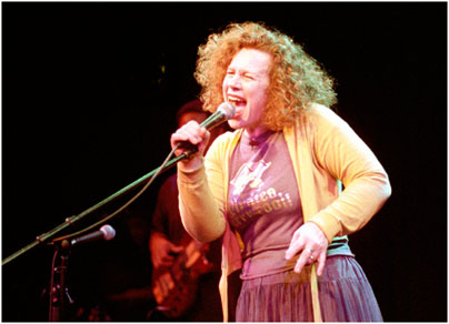 Sarah Jane Morris 1425022 the Hawth (Studio), Crawley, w. Sussex, UK. Jan. 2006 Images of Jazz