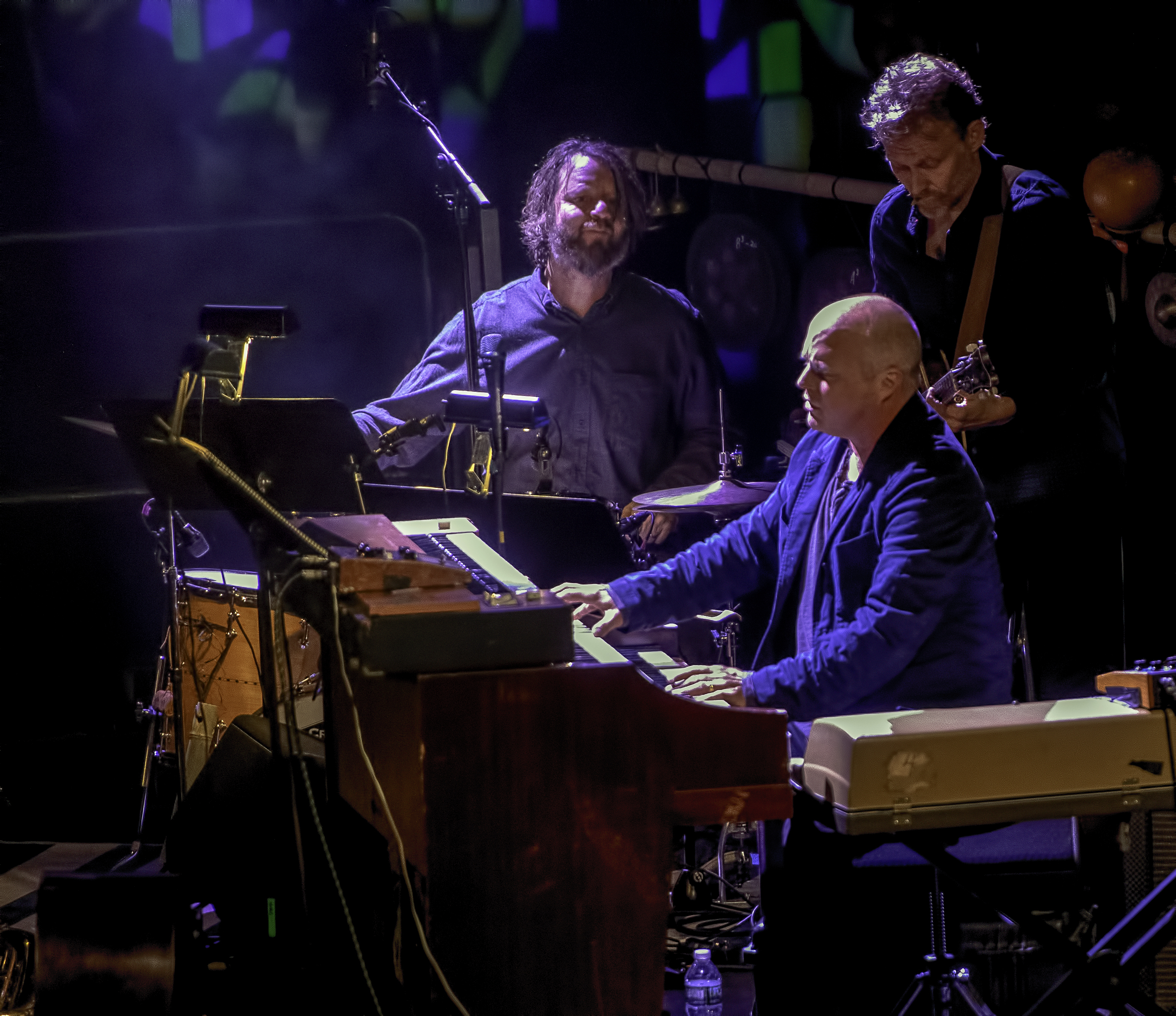 John Medeski, Chris Wood and Billy Martin with Medeski, Martin and Wood and Alarm Will Sound at the NYC Winter Jazzfest 2019