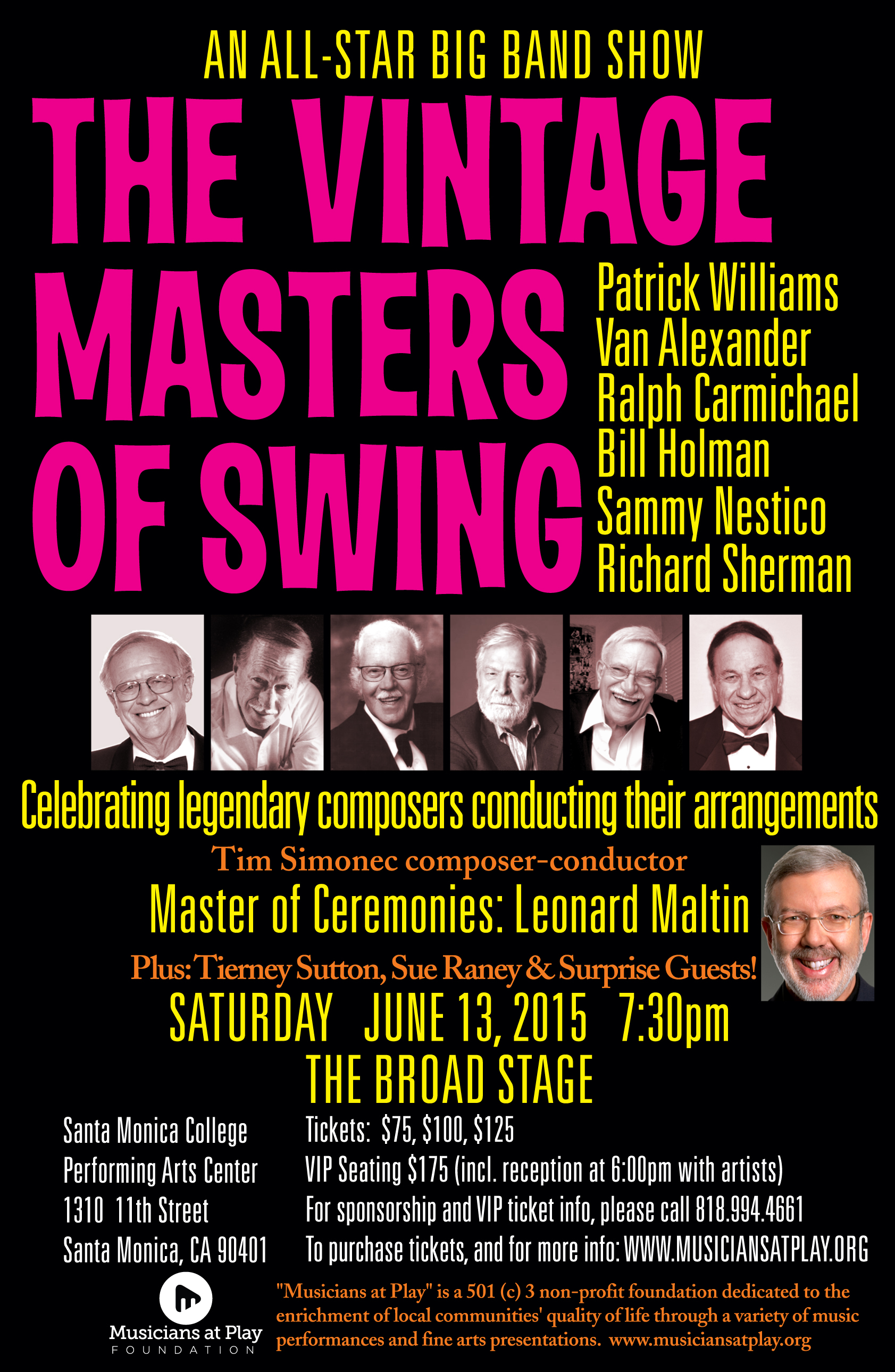 Vintage Masters of Swing — jazz photo by April Williams | All About Jazz