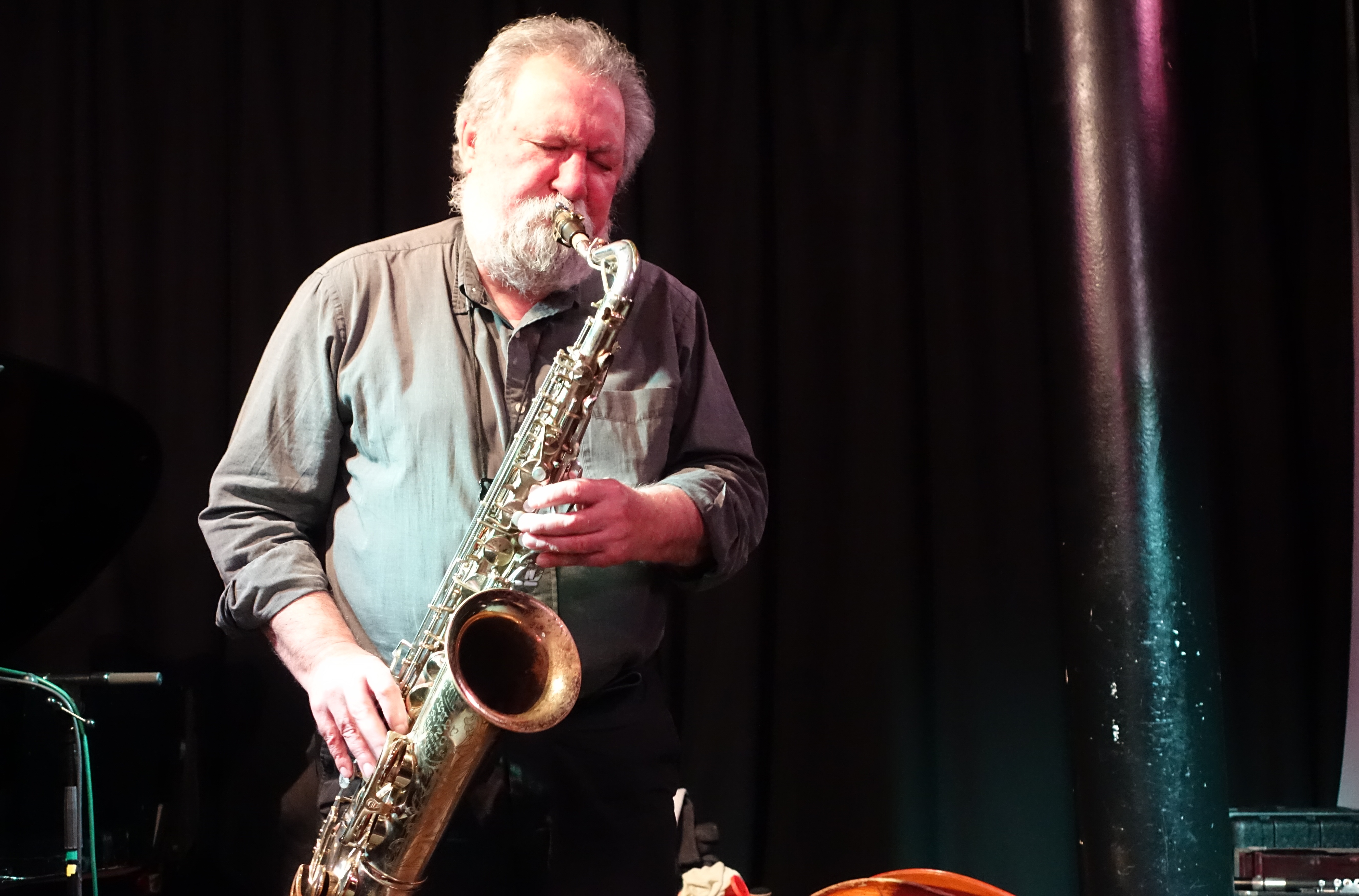 Evan Parker at the Vortex, London in November 2017