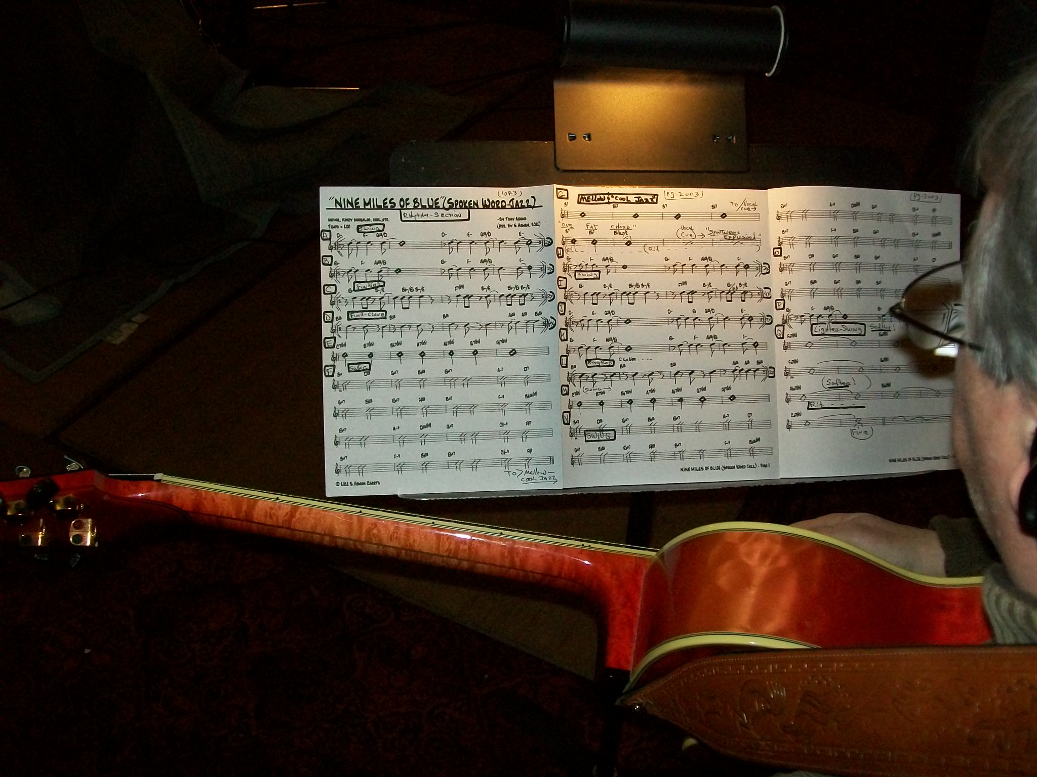Tony Adamo's 9 Miles of Blu/ Words by Tony Adamo/Steve Homan Arranged/ Mike Clark Produced