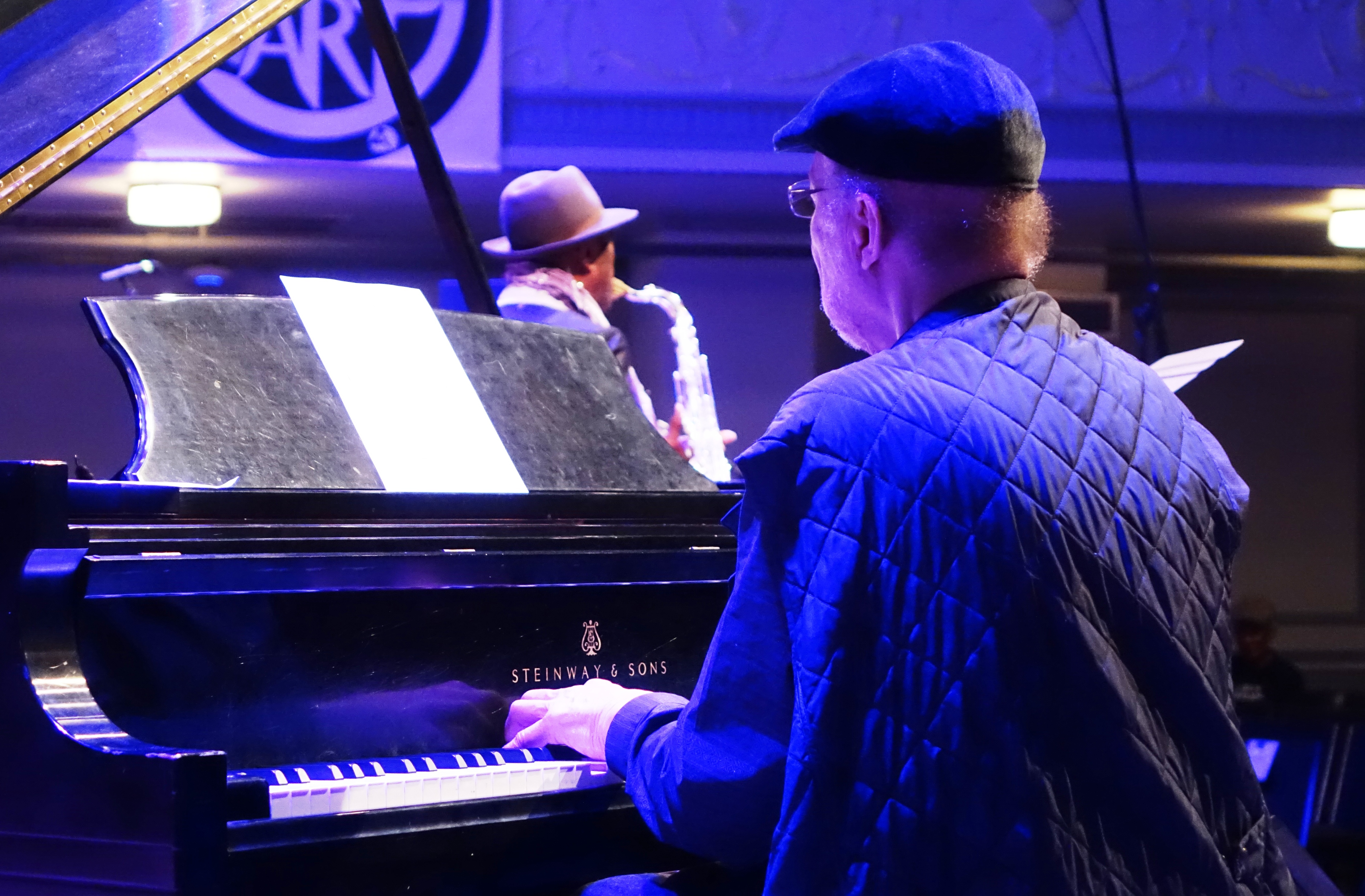 Dave Burrell and Archie Shepp at Roulette, Brooklyn in May 2018