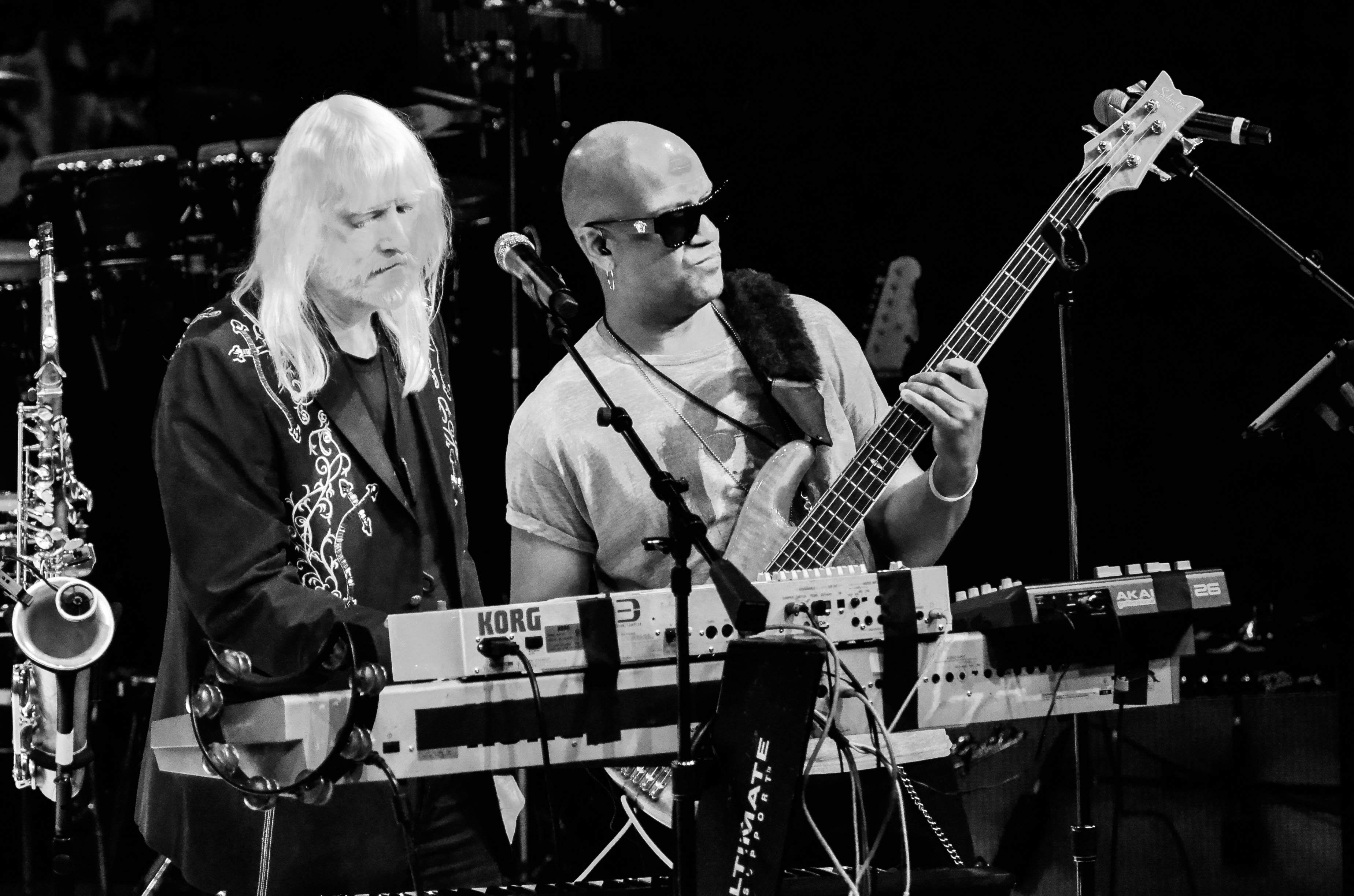 Edgar Winter at NYCB Theatre at Westbury on 8-28-2015.