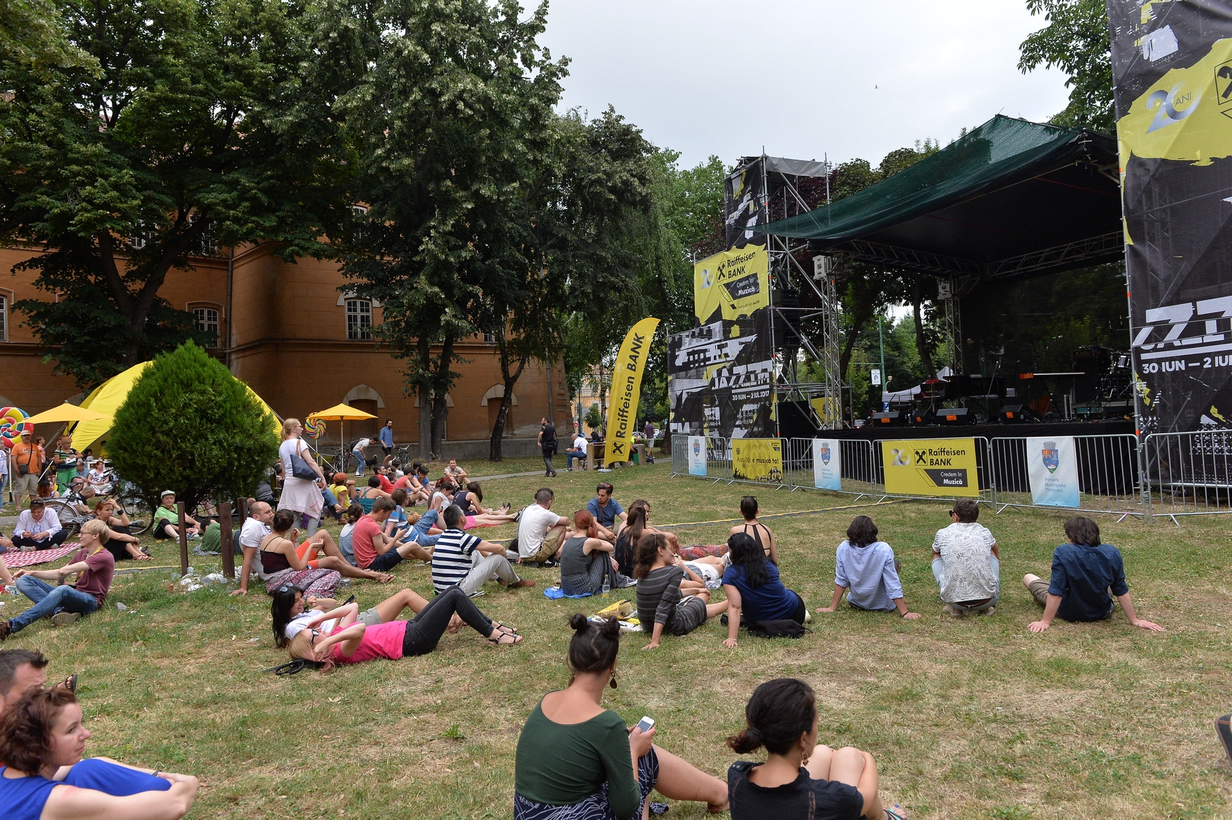 Audience on second stage at JazzTM Festival