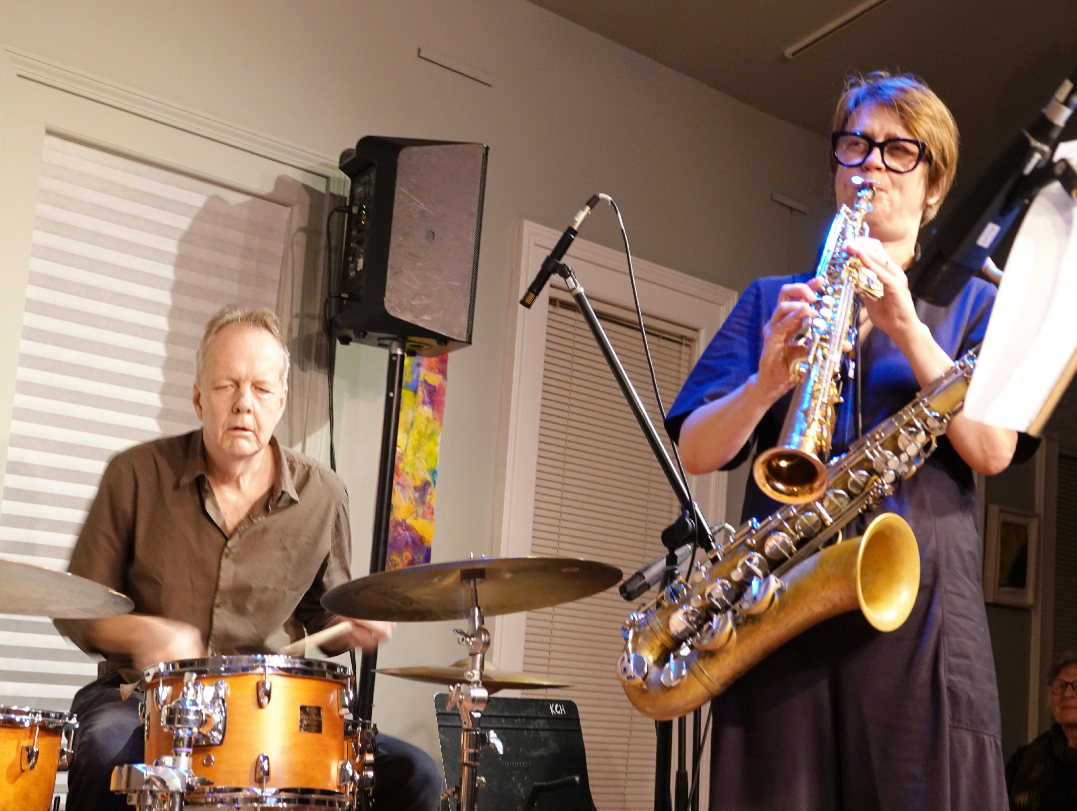 Tom Rainey & Ingrid Laubrock at Edgefest 2024