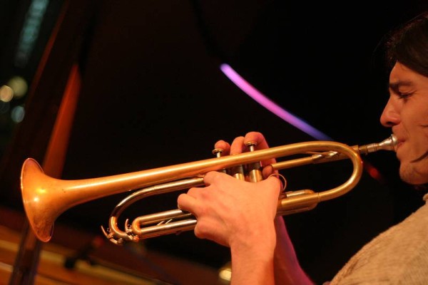 Sebastien Petitat in a Jam Session at the Sud Des Alpes, Amr, Geneva, Switzerland,2005