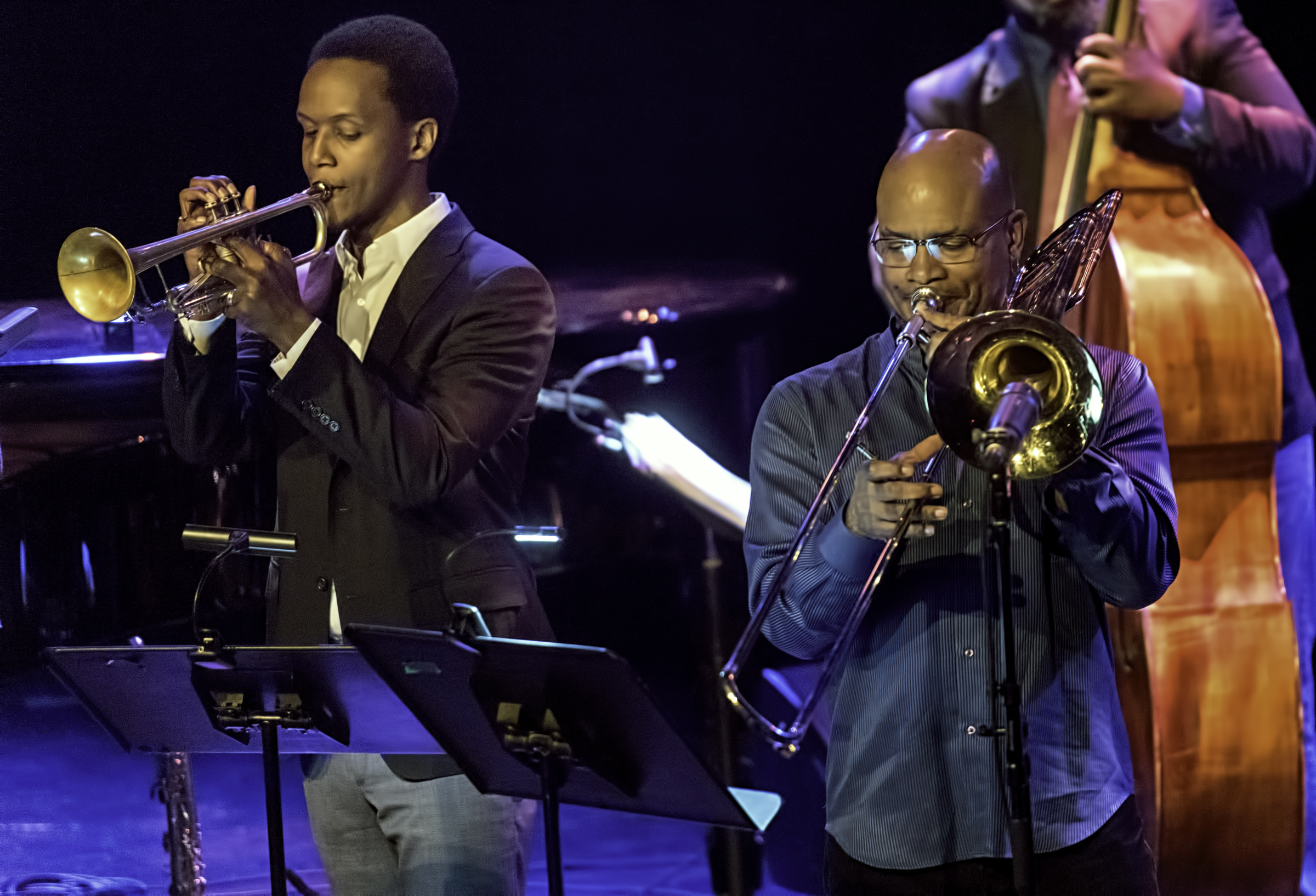 Jason Palmer and Robin Eubanks with Ravi Coltrane and the Void at The Montreal International Jazz Festival 2017