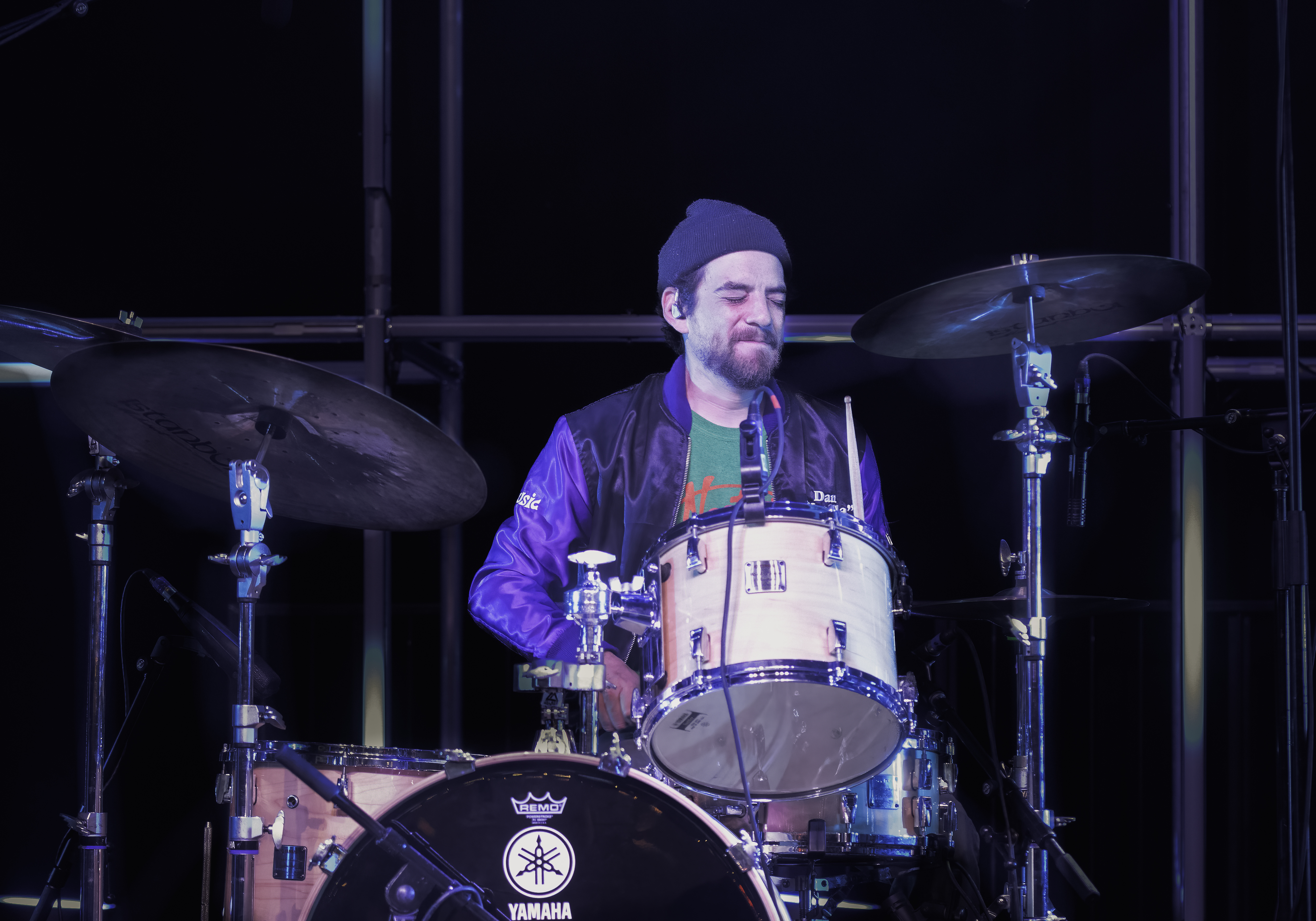 Dan Weiss with the Delvon Lamarr Organ Trio at the Montreal Jazz Festival 2022