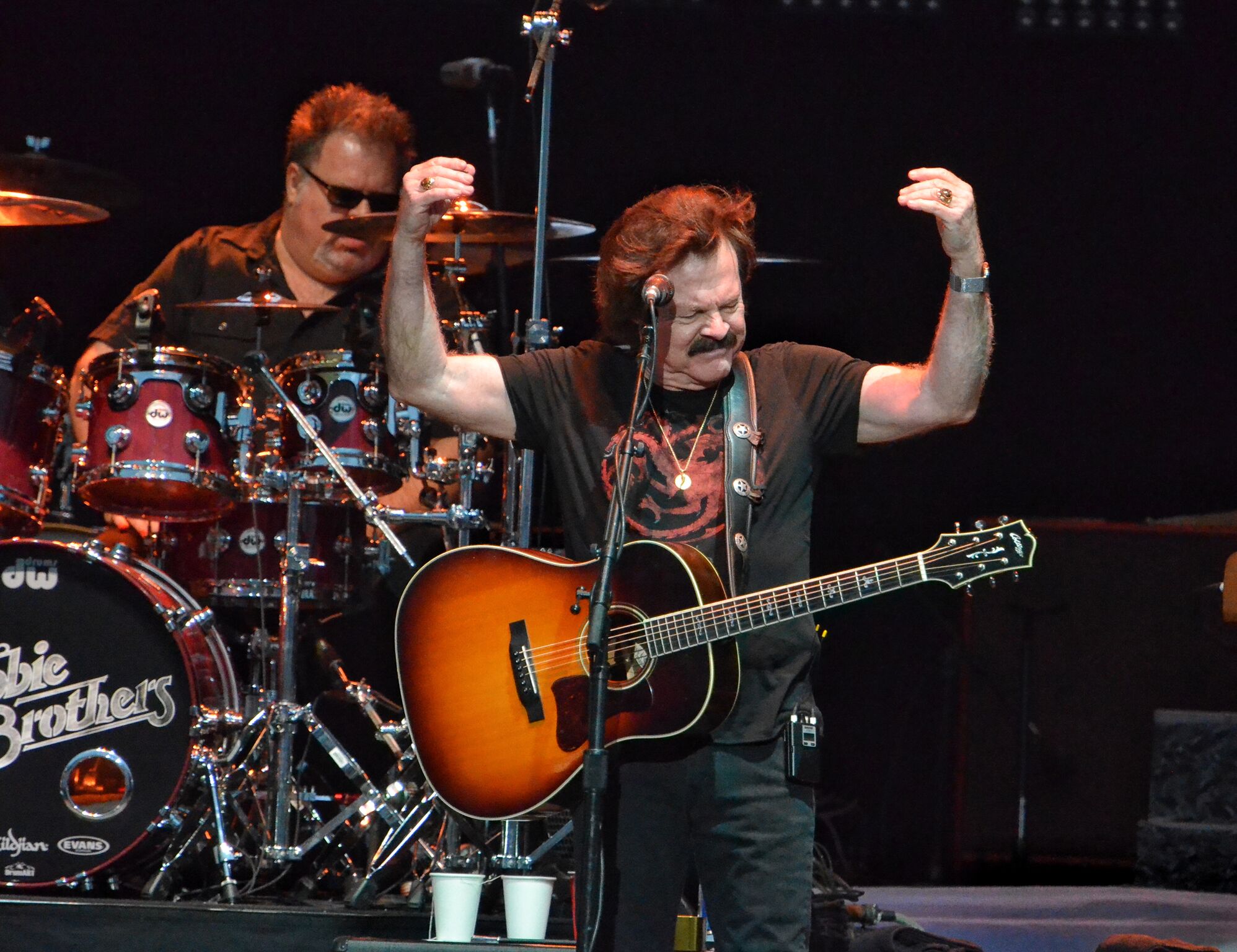Santana and The Doobie Brothers at Northwell Health at Jones Beach on 8-25-2019.