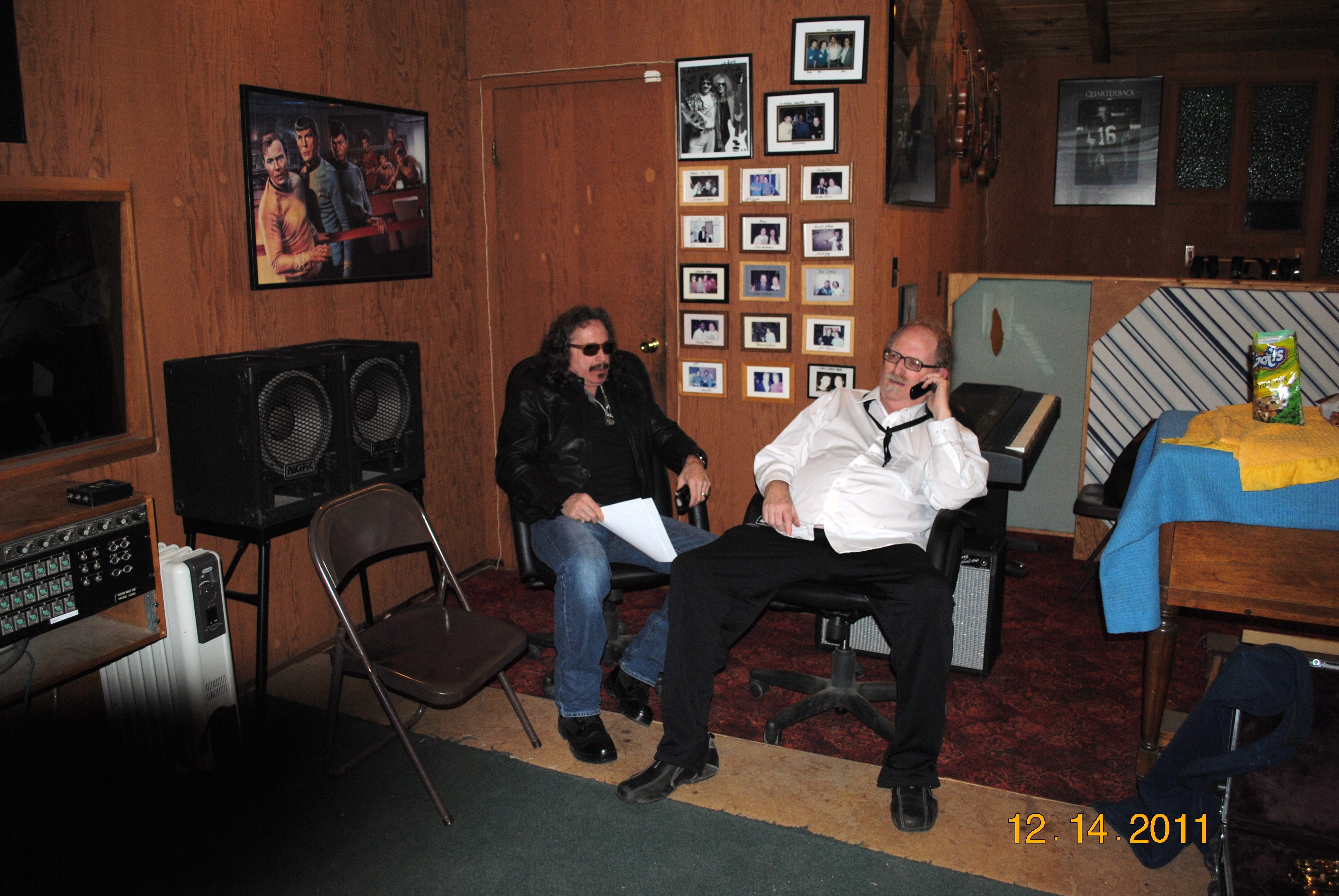 (Ltor) Singer Tony Adamo & Stephen"Doc" Kupka/Adamo Sings/Doc Plays/ Mike Clark Producing