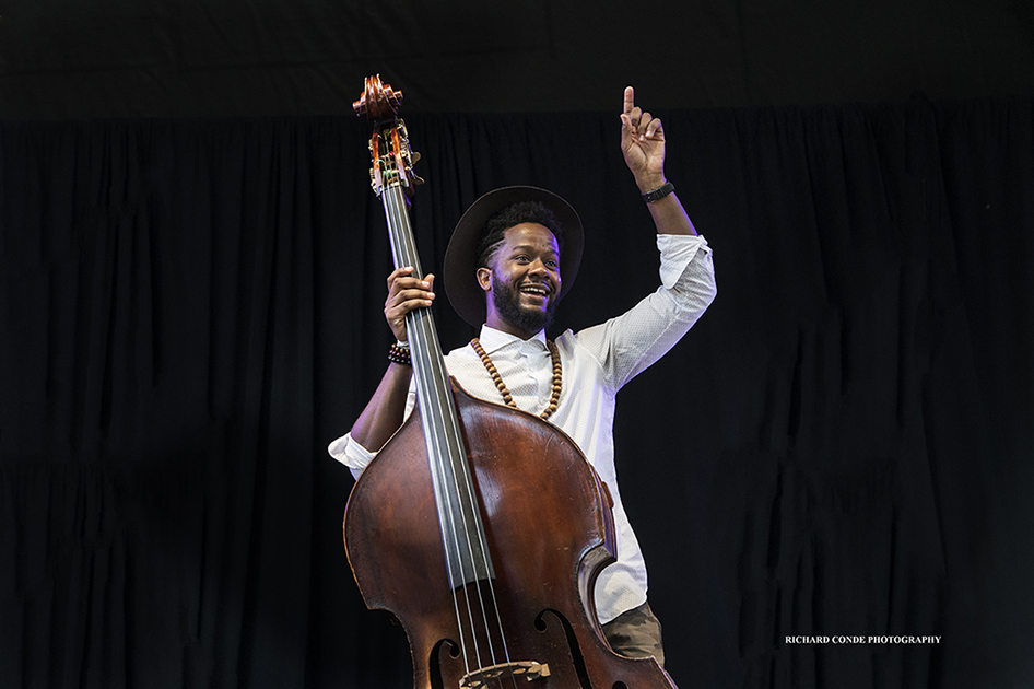 Ben Williams at the 2017 Charlie Parker Jazz Festival