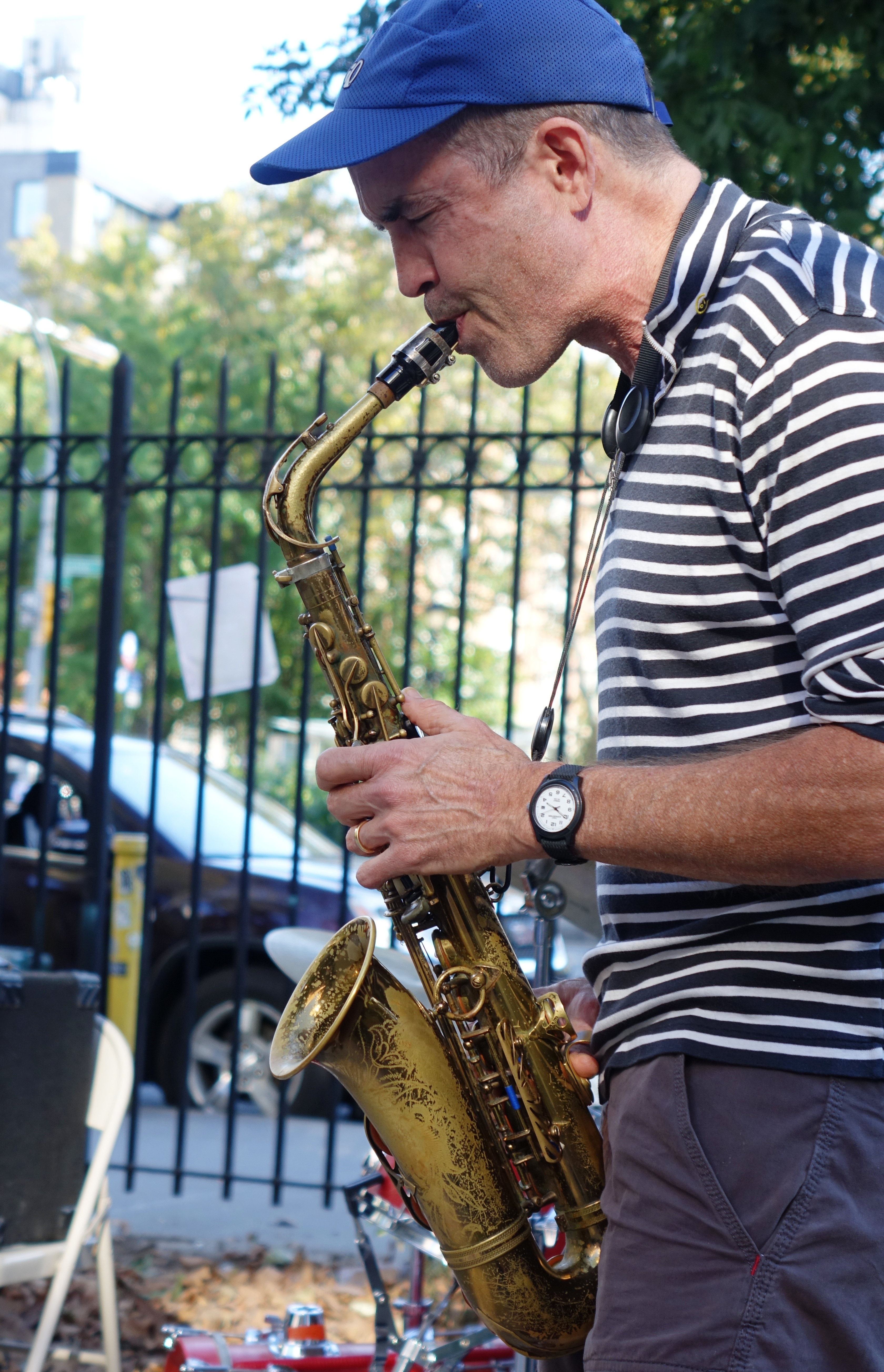 Rob Brown at First Street Green, NYC in October 2017