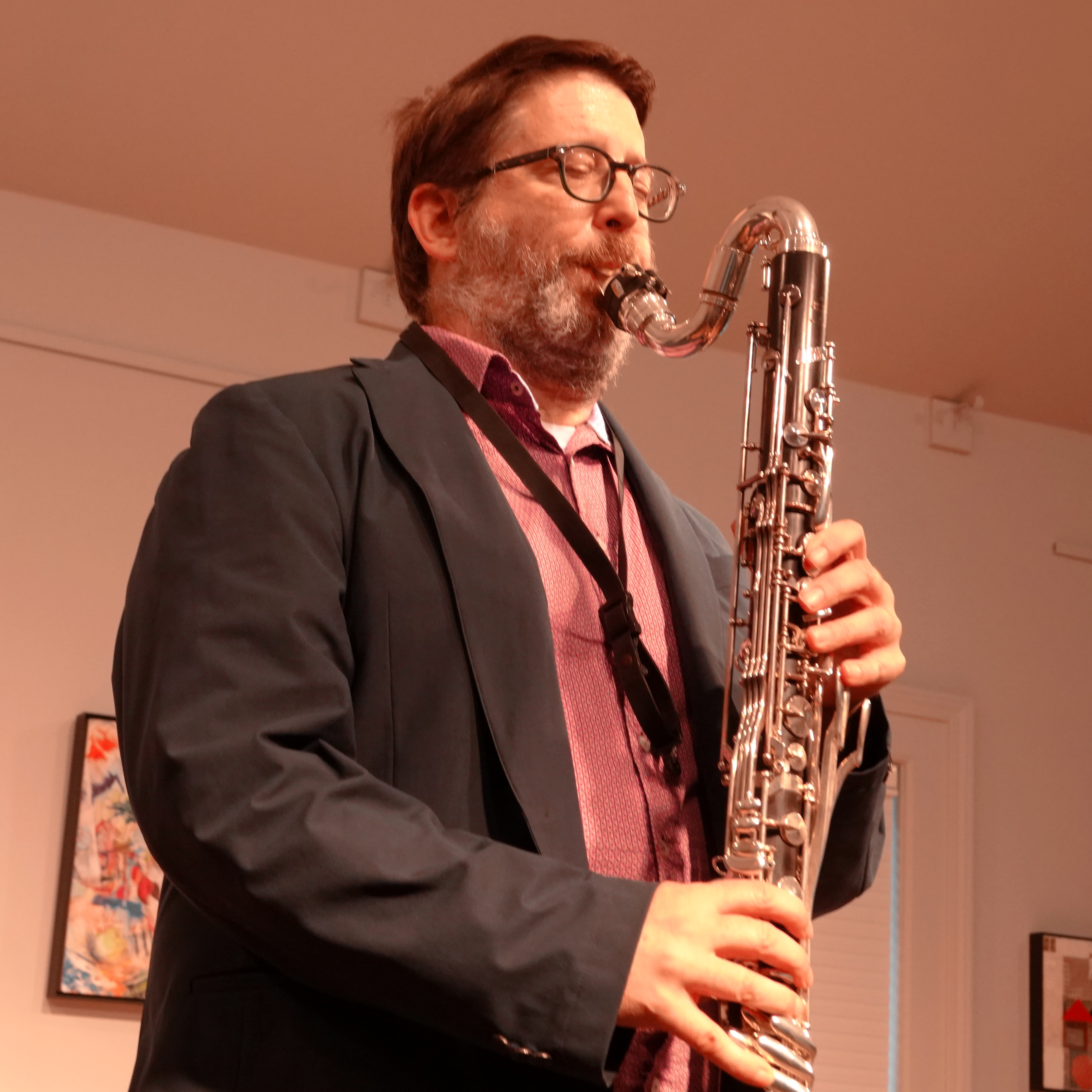 Andrew Bishop at Edgefest 2026 — jazz photo by Frank Rubolino | All About Jazz